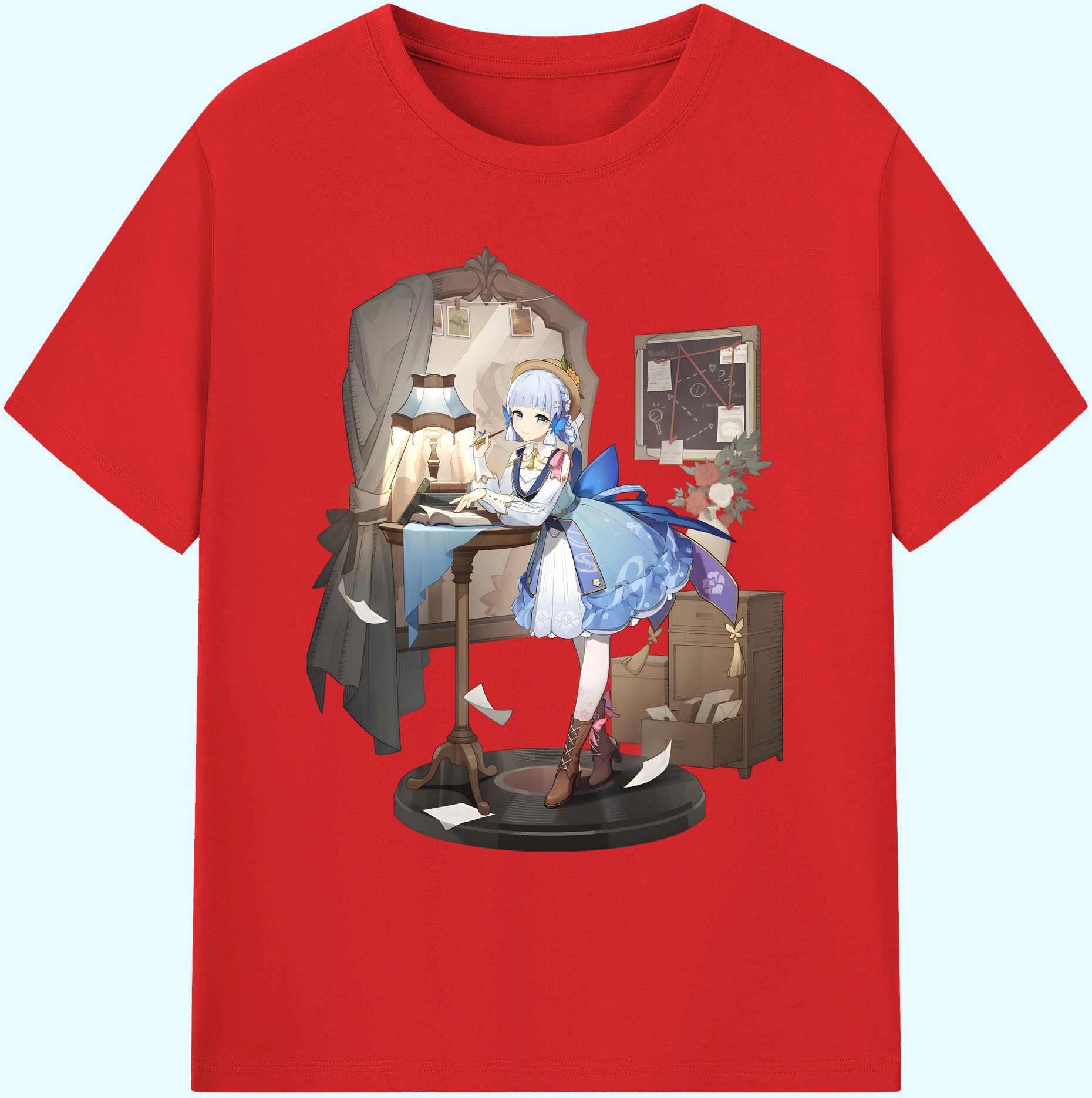 げんし神 神里綾華 神宮寺レン genshin Kamimiya Ren 綿100％ メンズ半袖Tシャツ｜肌触りやわらか＆通気性
