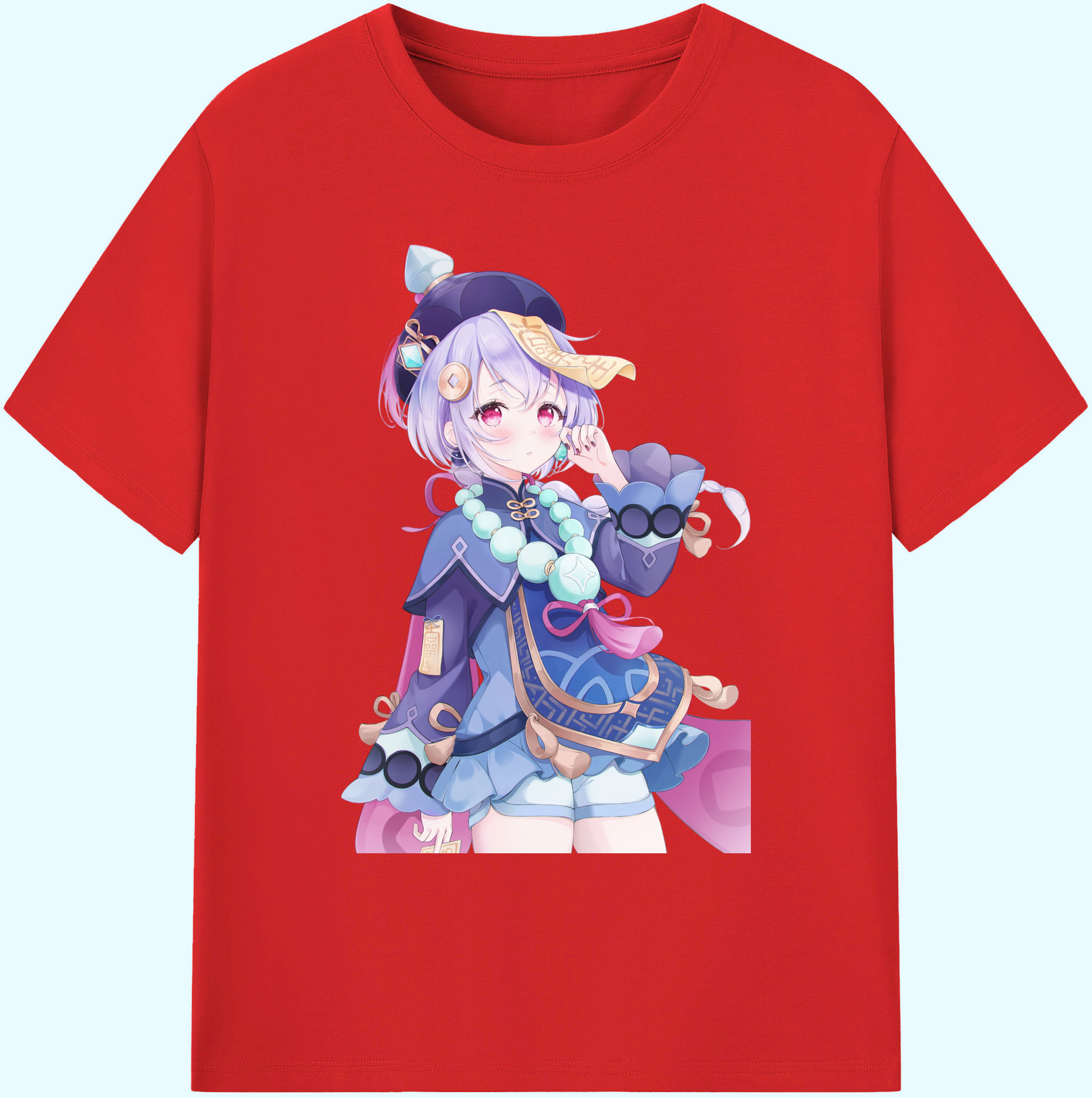 げんし神 七七 なな  genshin Nana 綿100％ メンズ半袖Tシャツ｜肌触りやわらか＆通気性