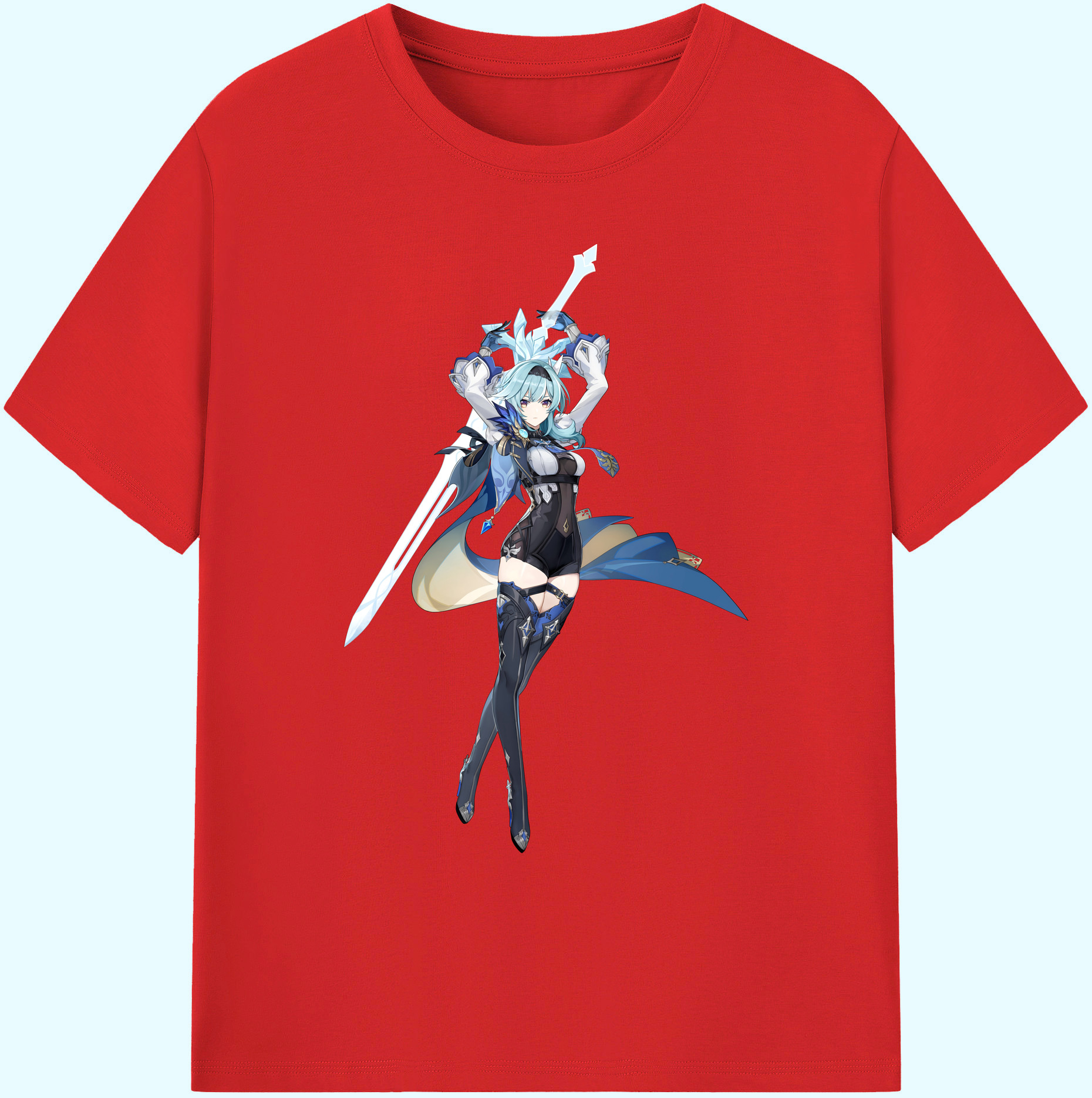 げんし神 优菈 ゆうら genshin Yūra 綿100％ メンズ半袖Tシャツ｜肌触りやわらか＆通気性