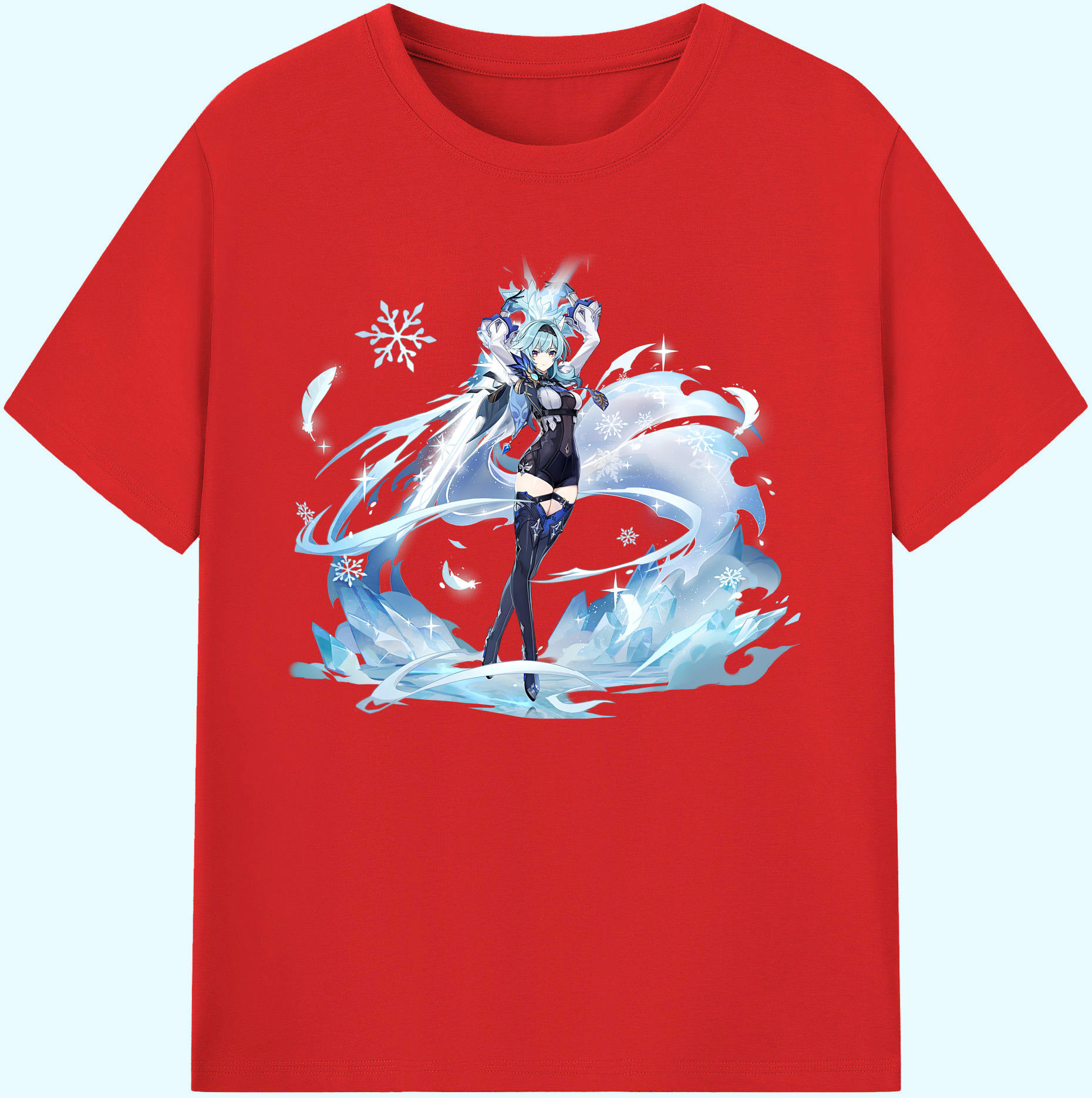 げんし神 优菈 ゆうら genshin Yūra 綿100％ メンズ半袖Tシャツ｜肌触りやわらか＆通気性