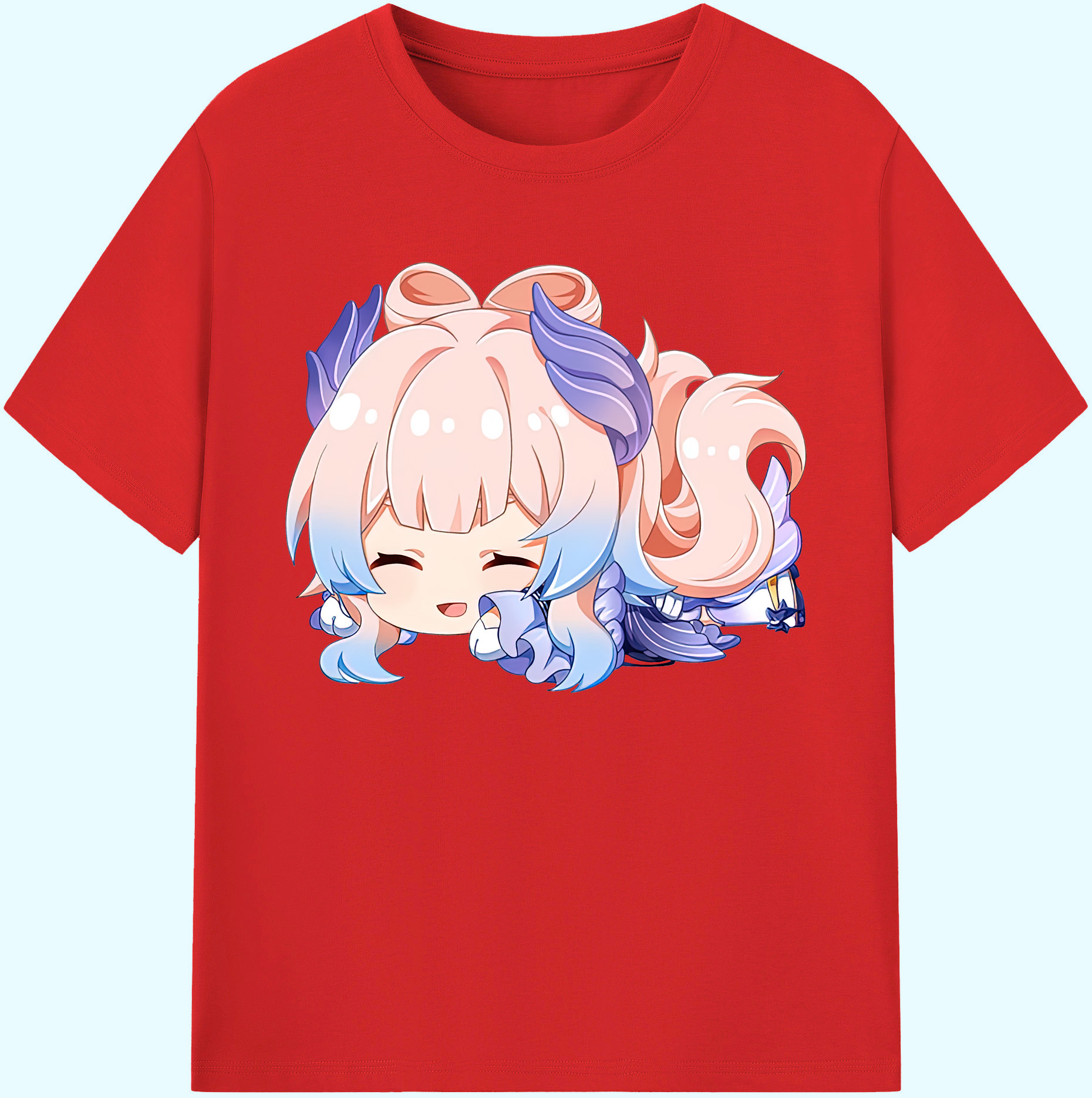 げんし神 珊瑚宮心海 サンゴノミヤ・ココミ genshin Sangonomiya Kokomi 綿100％ メンズ半袖Tシャツ｜肌触りやわらか＆通気性