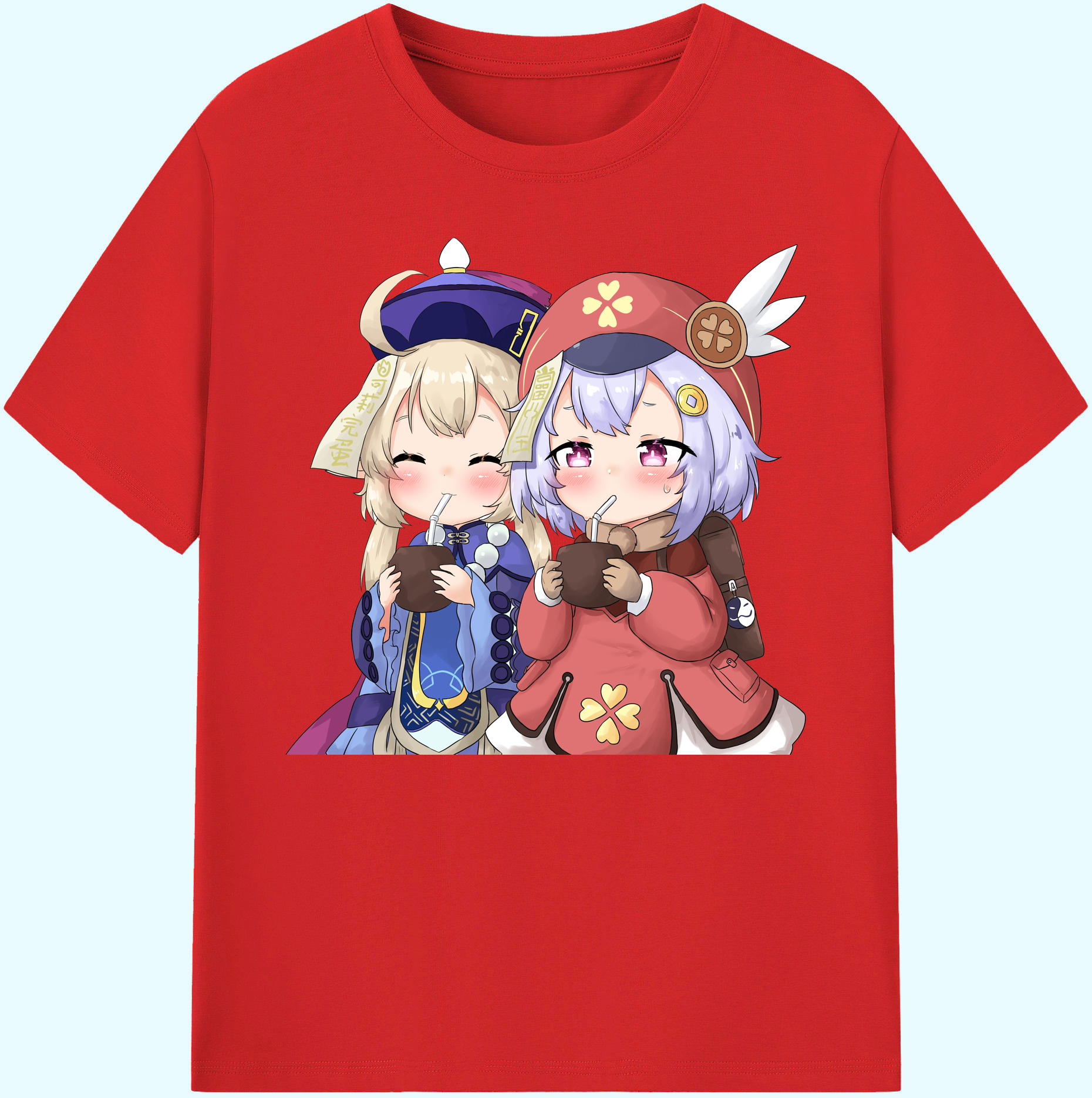 げんし神 七七 なな  genshin Nana 綿100％ メンズ半袖Tシャツ｜肌触りやわらか＆通気性