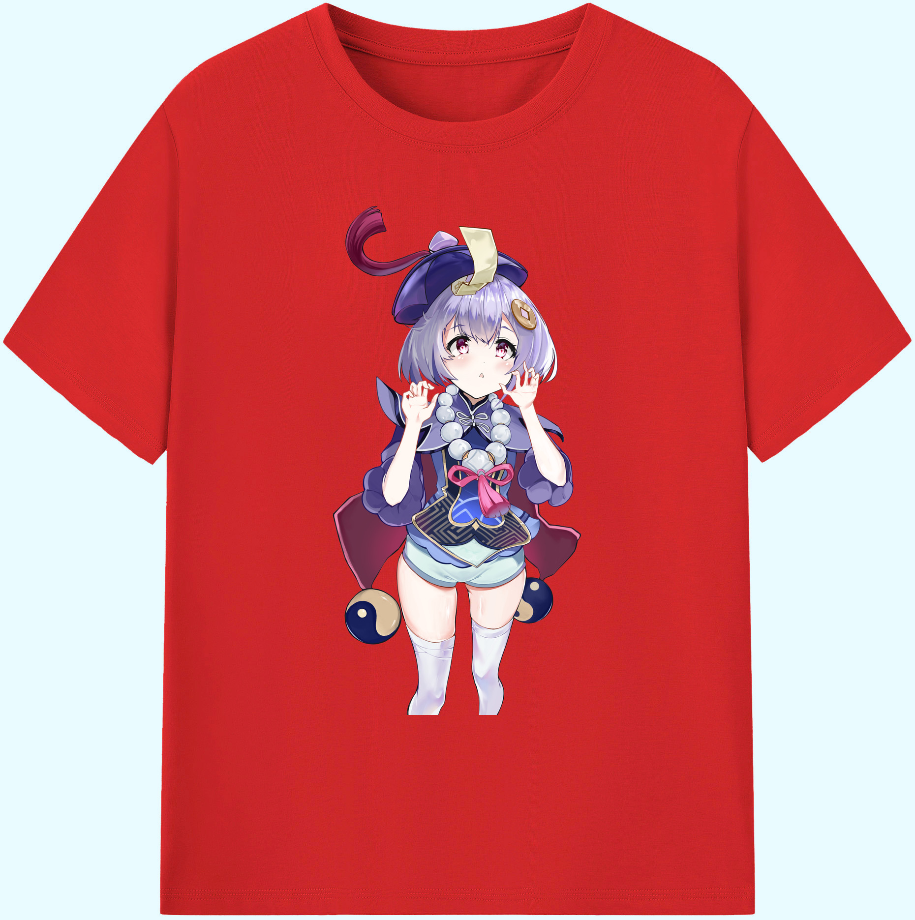 げんし神 七七 なな  genshin Nana 綿100％ メンズ半袖Tシャツ｜肌触りやわらか＆通気性