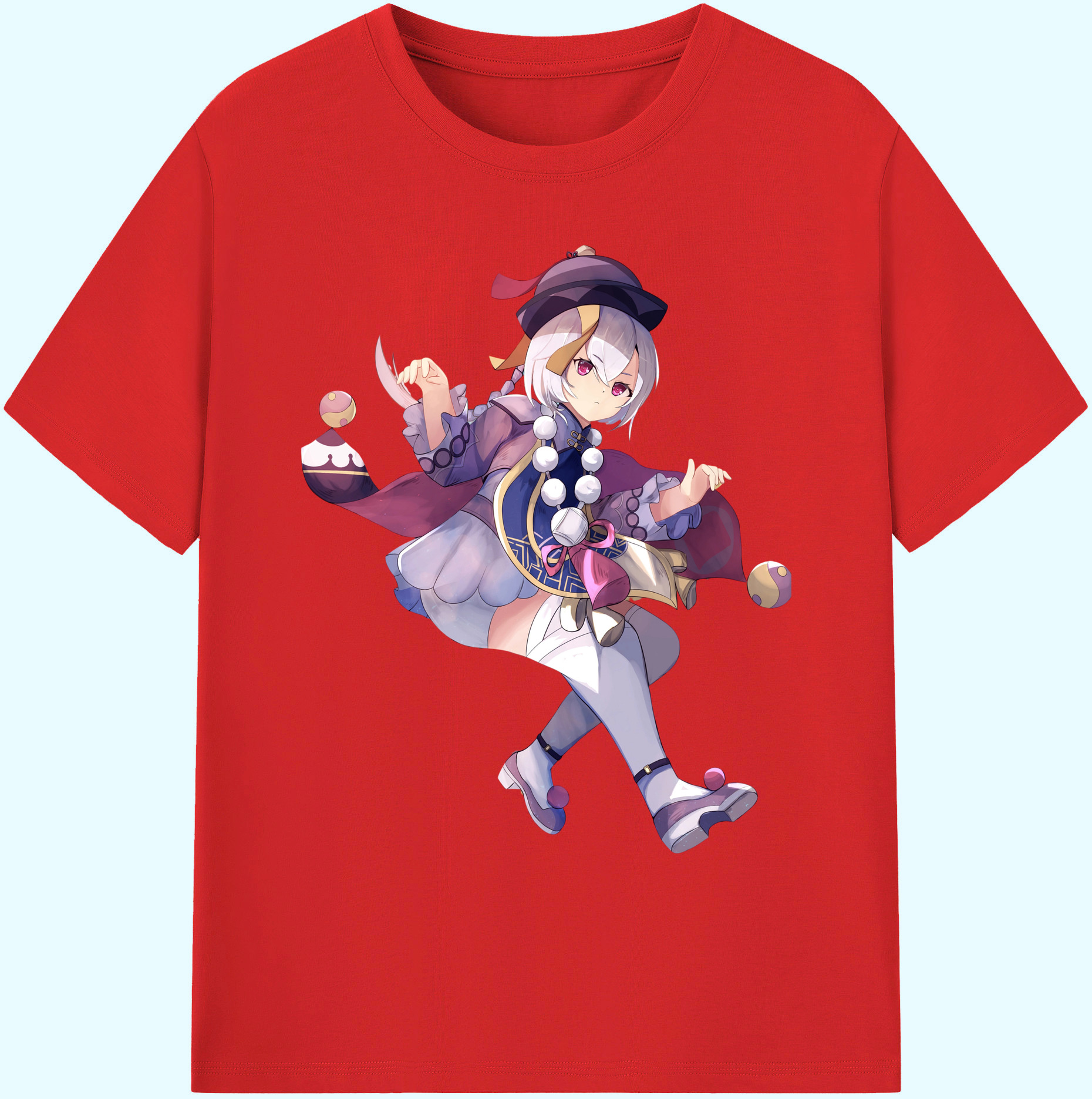 げんし神 七七 なな  genshin Nana 綿100％ メンズ半袖Tシャツ｜肌触りやわらか＆通気性