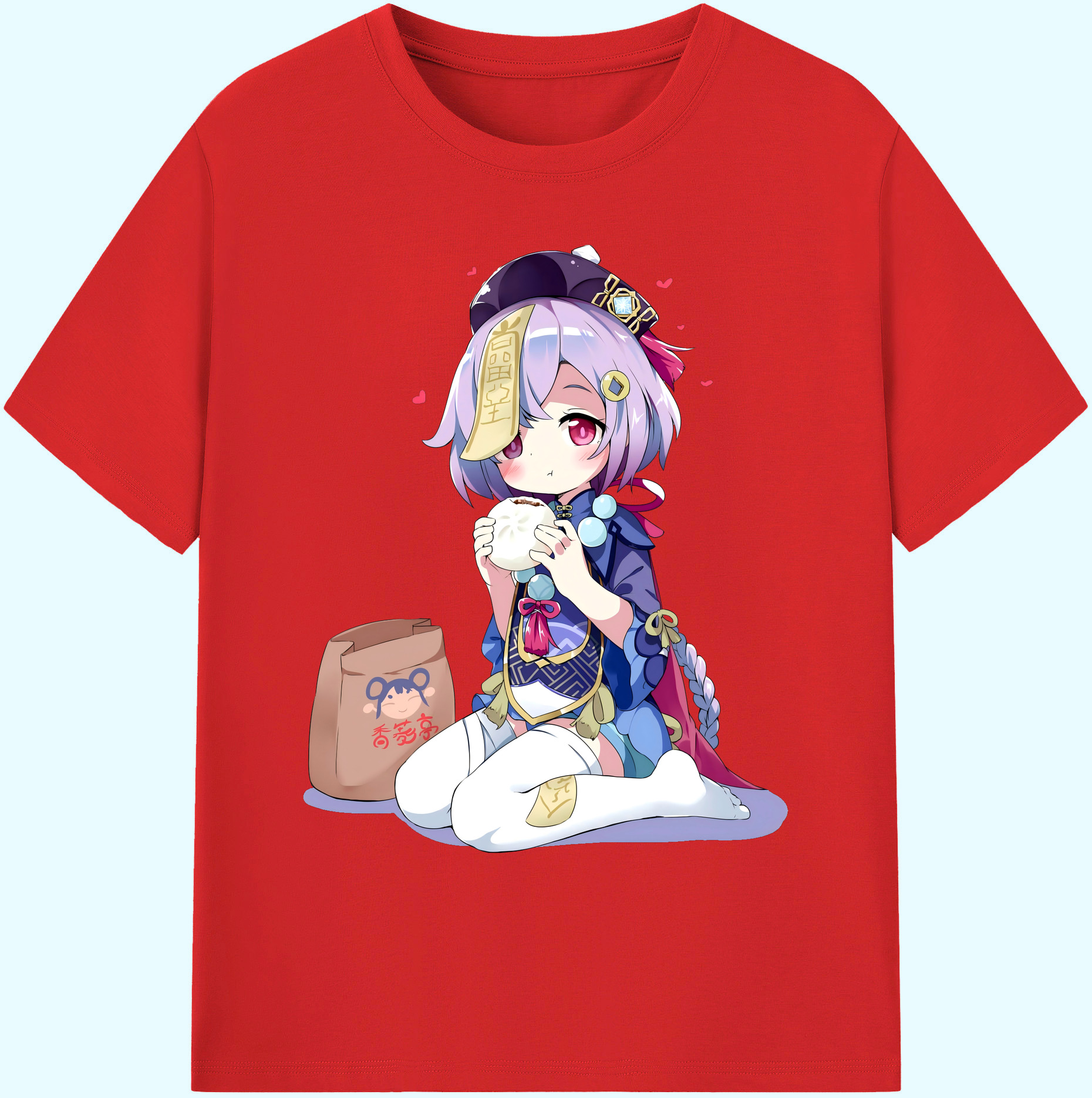 げんし神 七七 なな  genshin Nana 綿100％ メンズ半袖Tシャツ｜肌触りやわらか＆通気性