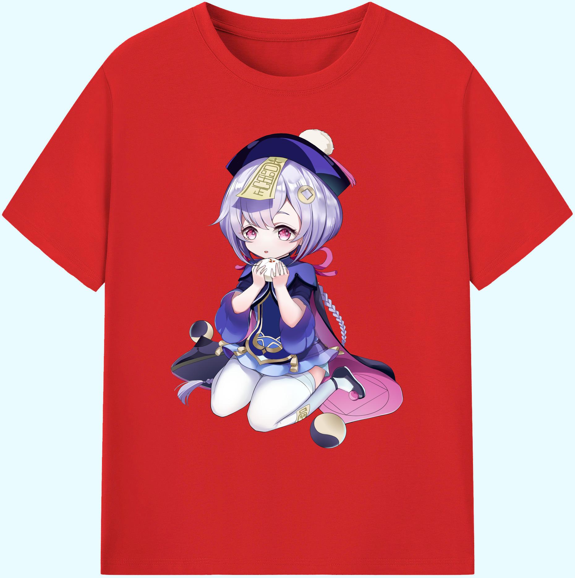 げんし神 七七 なな  genshin Nana 綿100％ メンズ半袖Tシャツ｜肌触りやわらか＆通気性