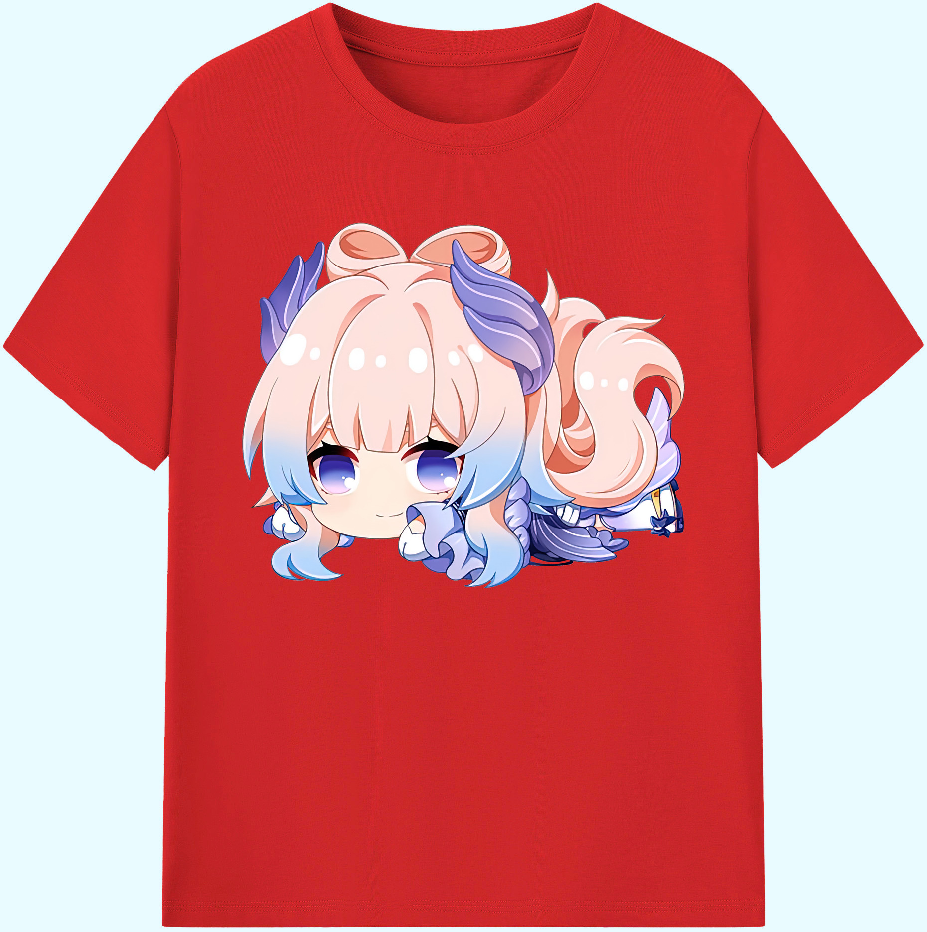 げんし神 珊瑚宮心海 サンゴノミヤ・ココミ genshin Sangonomiya Kokomi 綿100％ メンズ半袖Tシャツ｜肌触りやわらか＆通気性