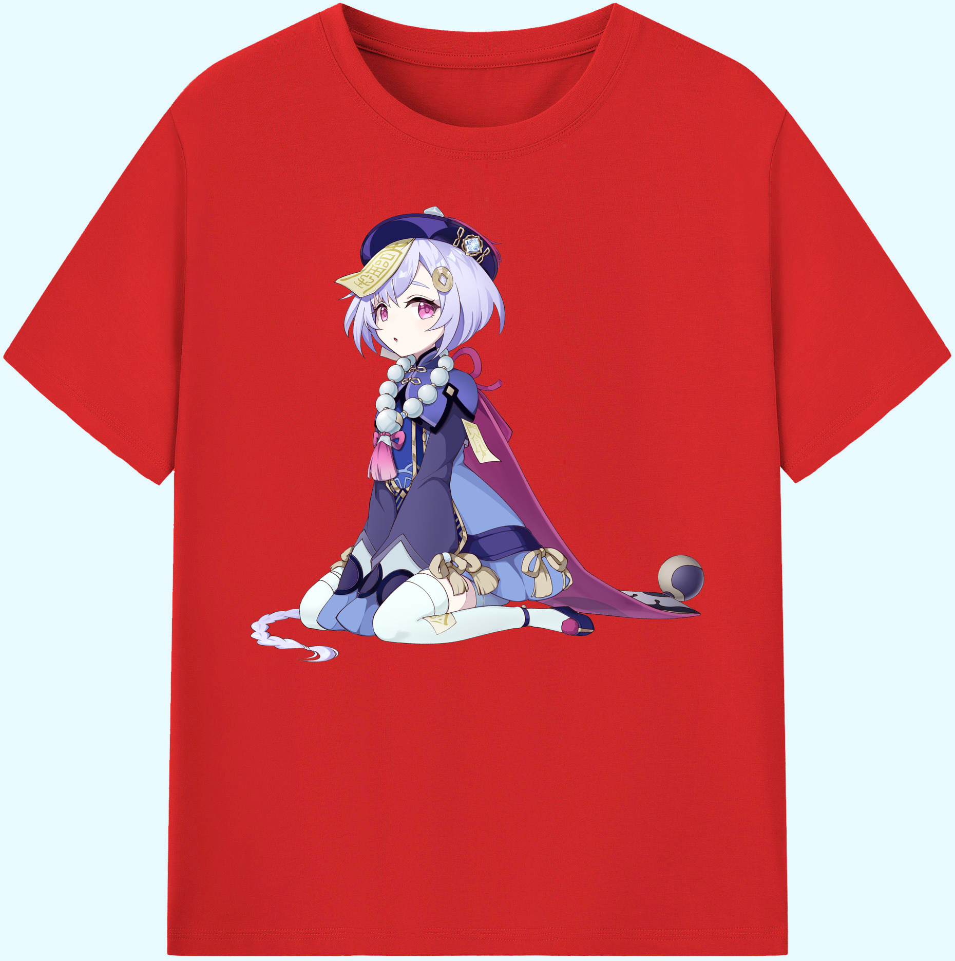 げんし神 七七 なな  genshin Nana 綿100％ メンズ半袖Tシャツ｜肌触りやわらか＆通気性