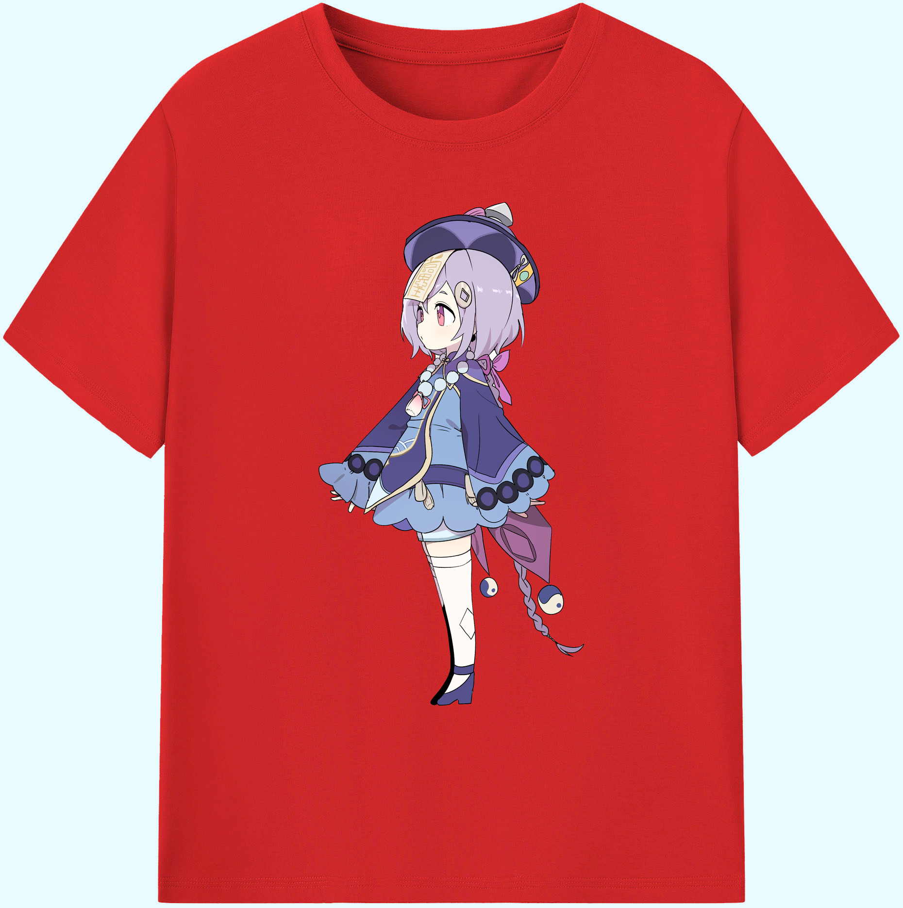 げんし神 七七 なな  genshin Nana 綿100％ メンズ半袖Tシャツ｜肌触りやわらか＆通気性