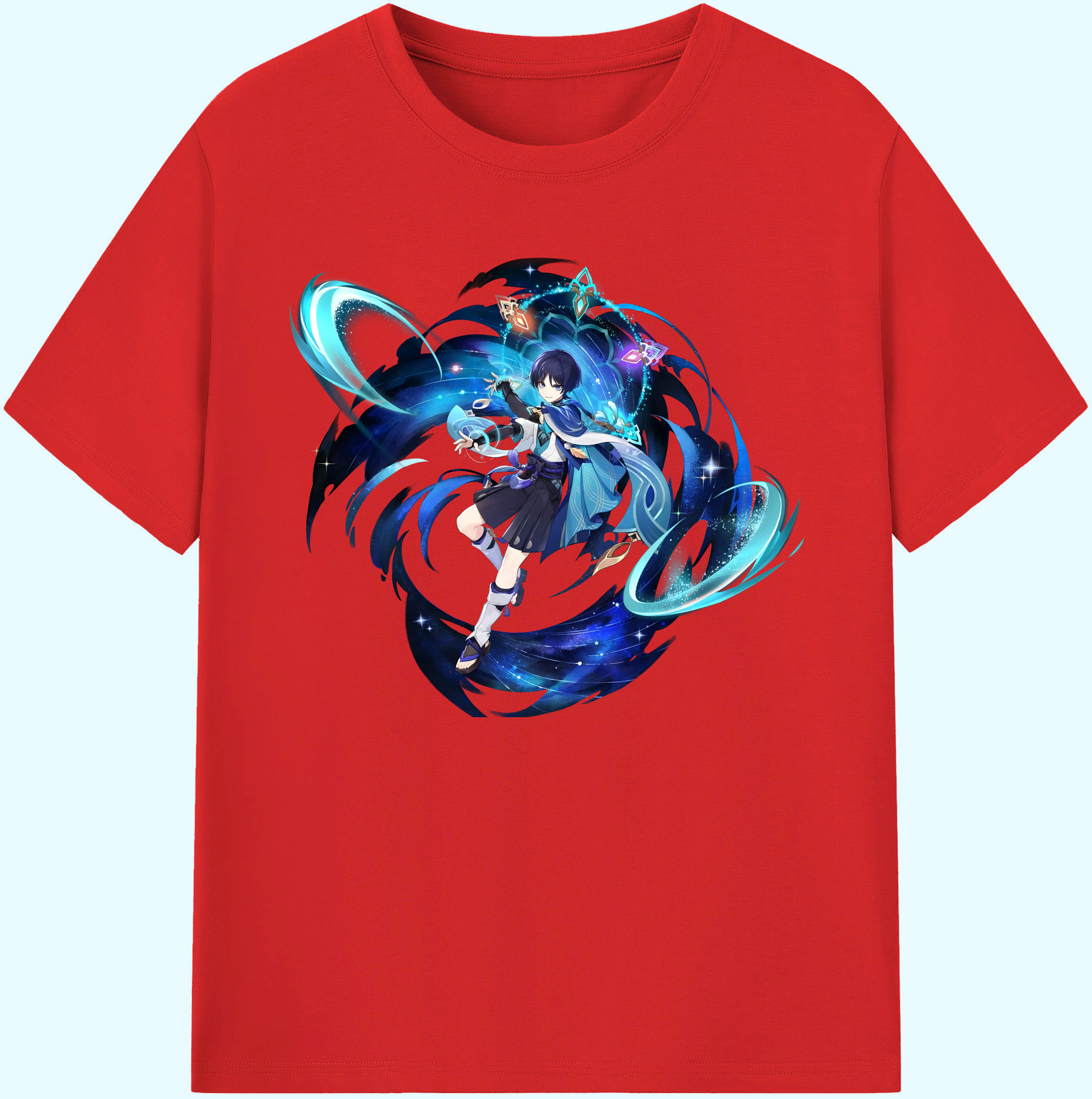 げんし神 さんペい genshin Sanpei 綿100％ メンズ半袖Tシャツ｜肌触りやわらか＆通気性