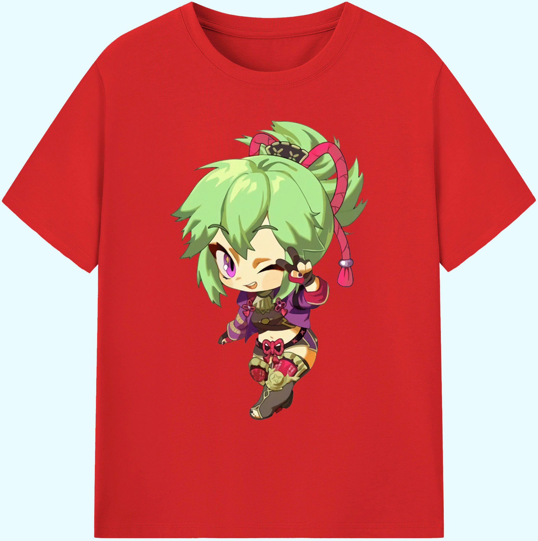 げんし神  久岐忍 くき しのぶ genshin Kuki Shinobu 綿100％ メンズ半袖Tシャツ｜肌触りやわらか＆通気性