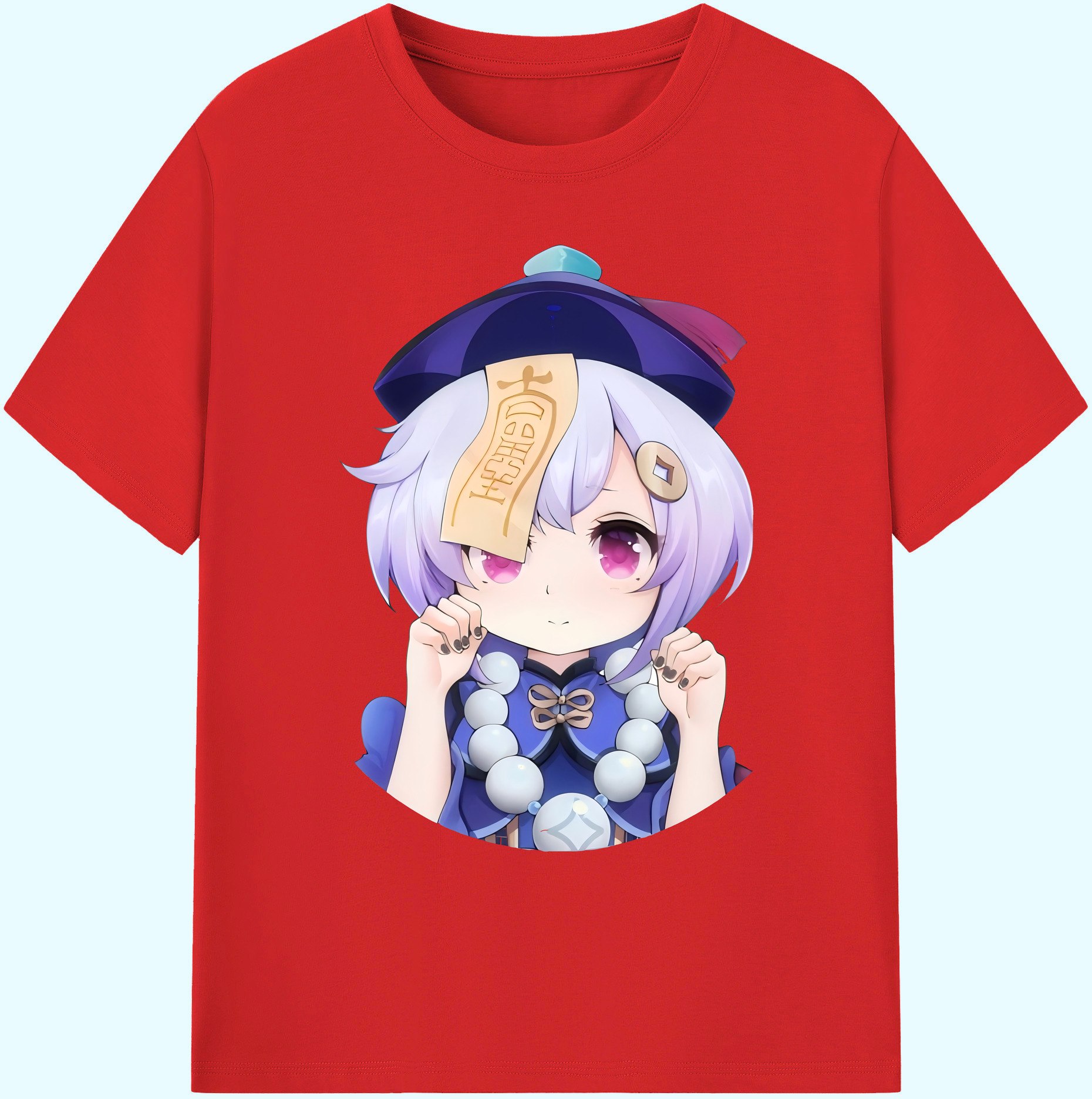 げんし神 七七 なな  genshin Nana 綿100％ メンズ半袖Tシャツ｜肌触りやわらか＆通気性