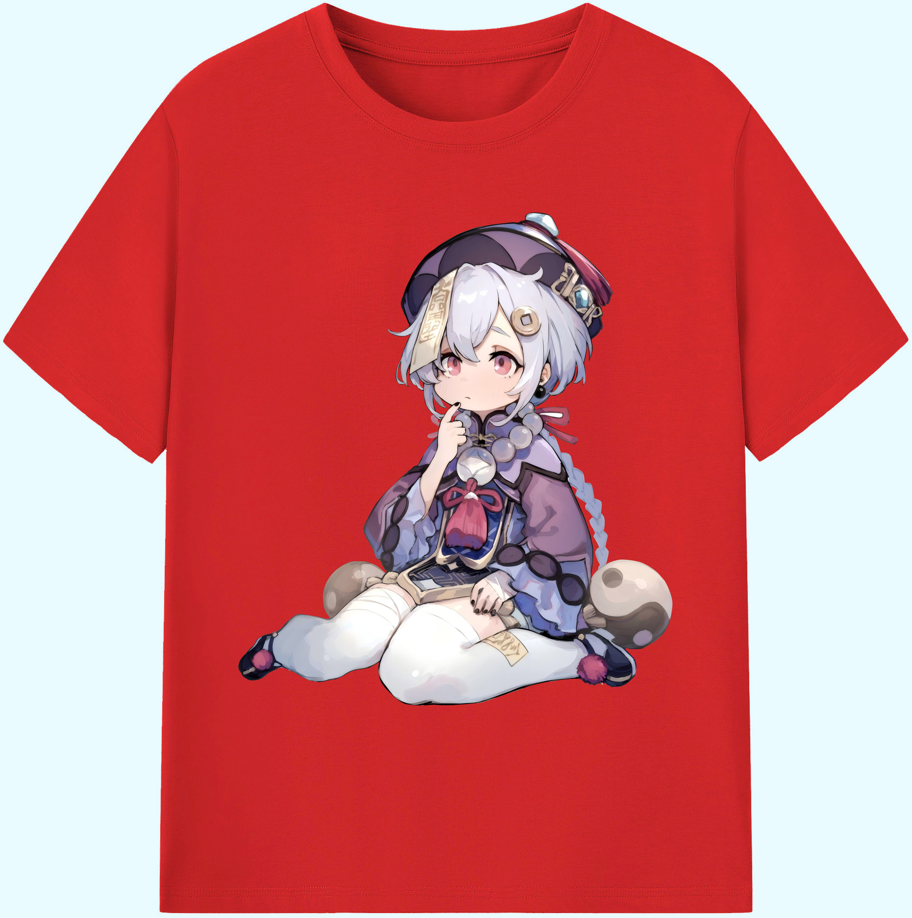 げんし神 七七 なな  genshin Nana 綿100％ メンズ半袖Tシャツ｜肌触りやわらか＆通気性