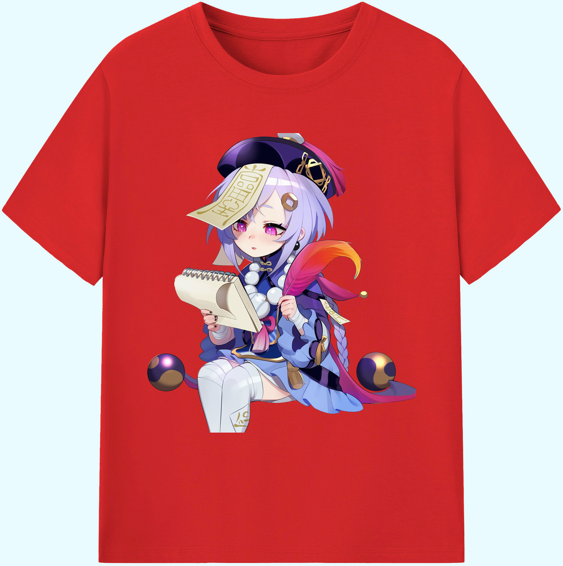 げんし神 七七 なな  genshin Nana 綿100％ メンズ半袖Tシャツ｜肌触りやわらか＆通気性