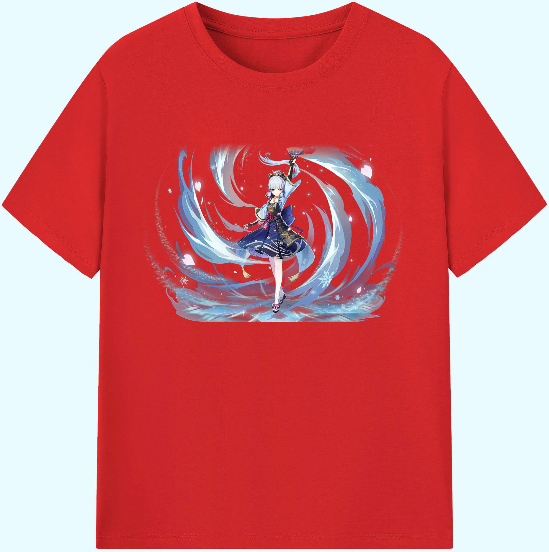 げんし神 神里綾華 神宮寺レン genshin Kamimiya Ren 綿100％ メンズ半袖Tシャツ｜肌触りやわらか＆通気性