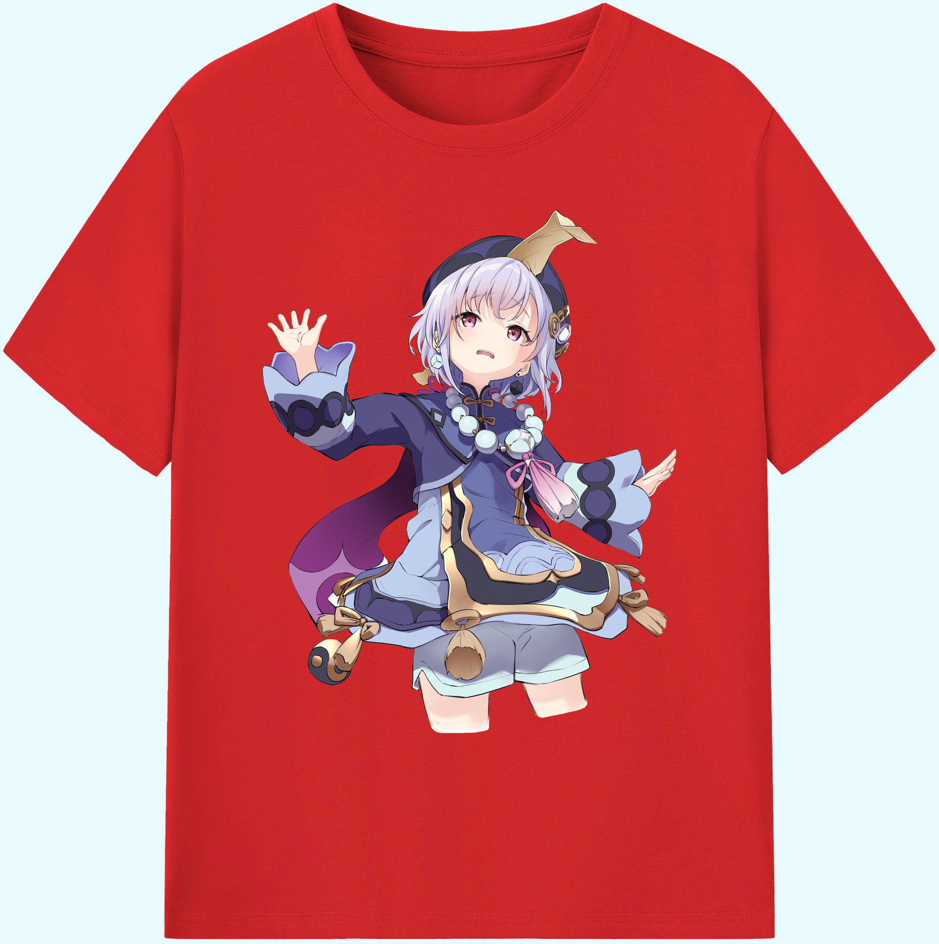 げんし神 七七 なな  genshin Nana 綿100％ メンズ半袖Tシャツ｜肌触りやわらか＆通気性