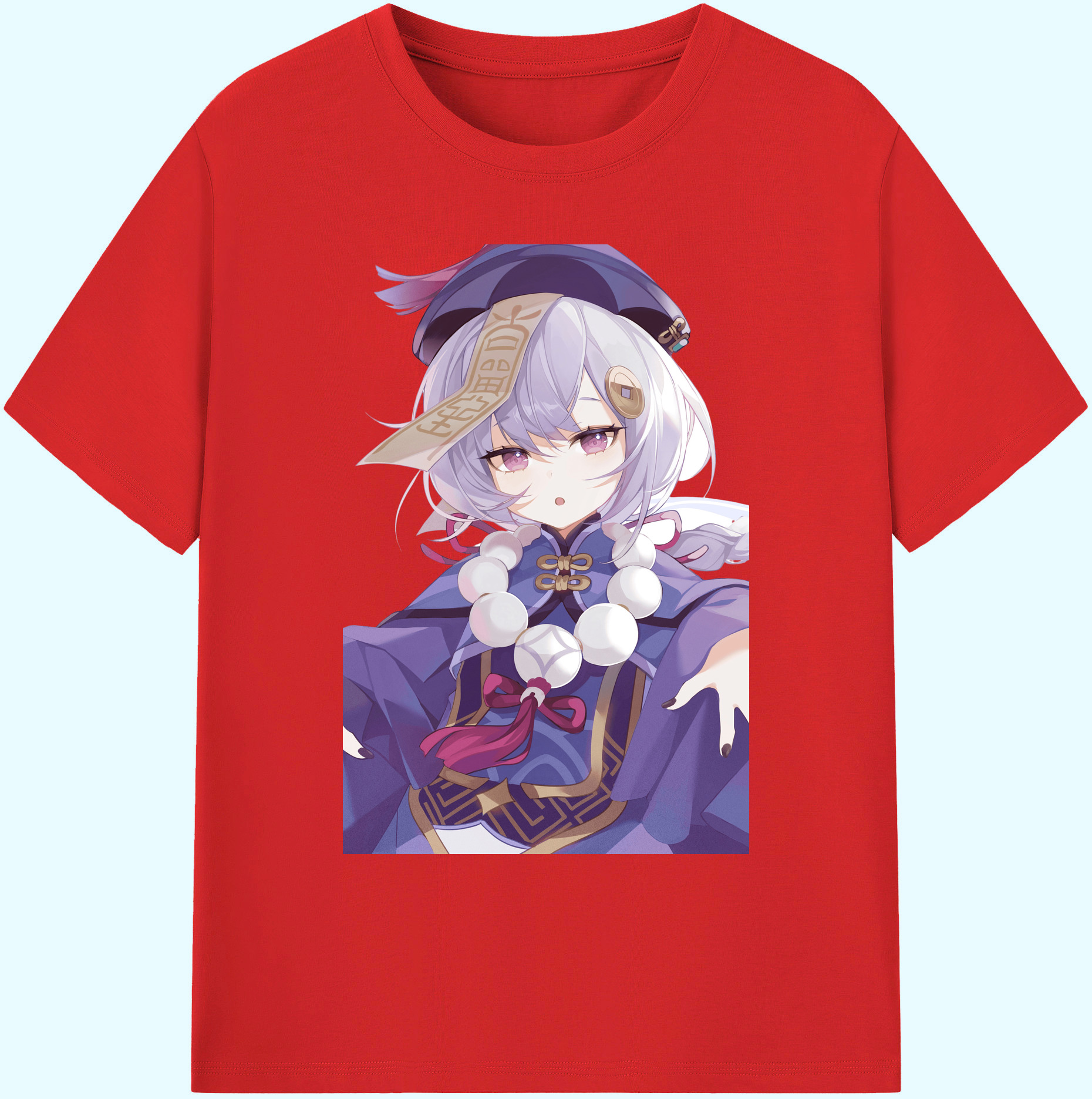 げんし神 七七 なな  genshin Nana 綿100％ メンズ半袖Tシャツ｜肌触りやわらか＆通気性