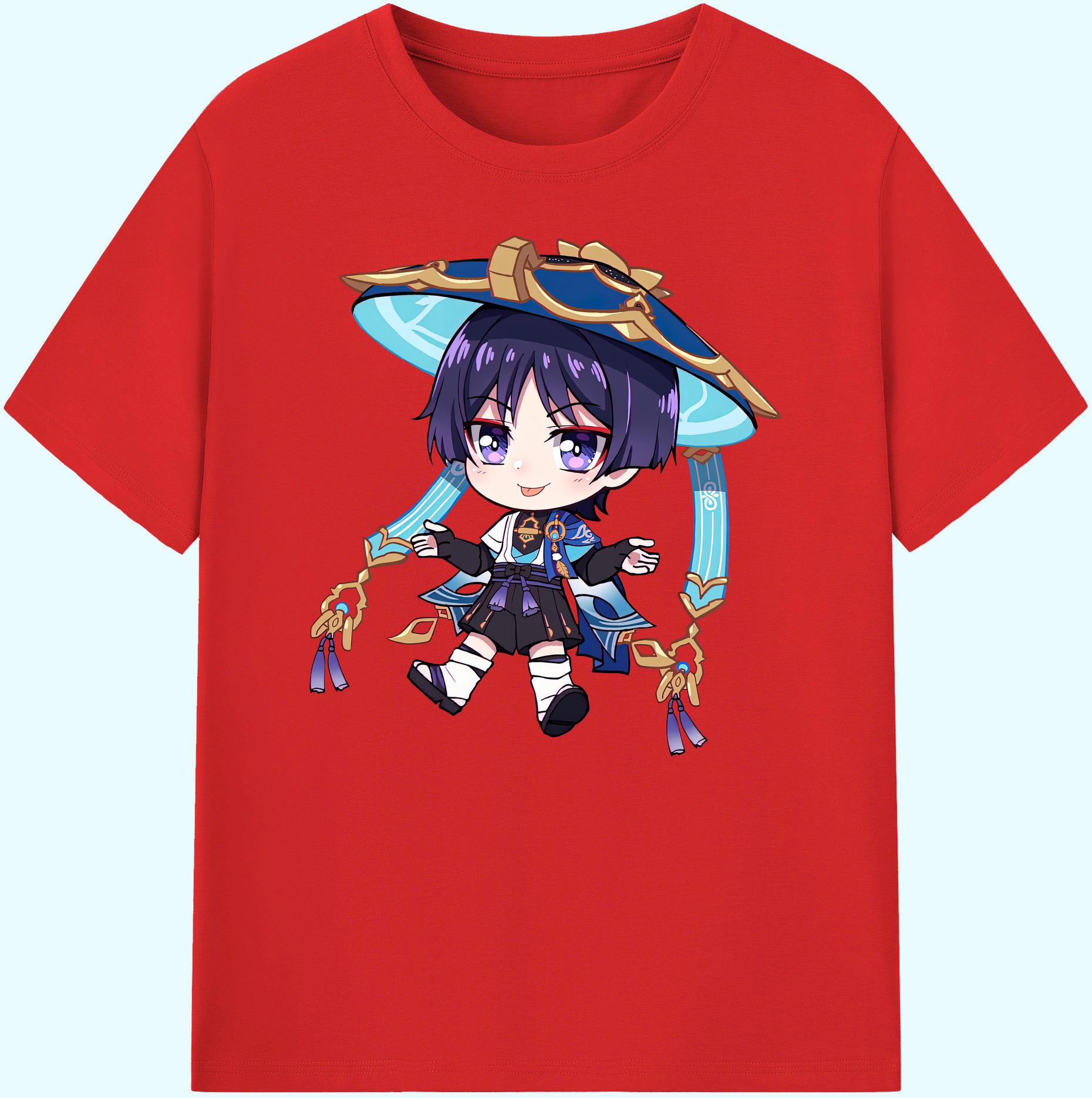 げんし神 さんペい genshin Sanpei 綿100％ メンズ半袖Tシャツ｜肌触りやわらか＆通気性