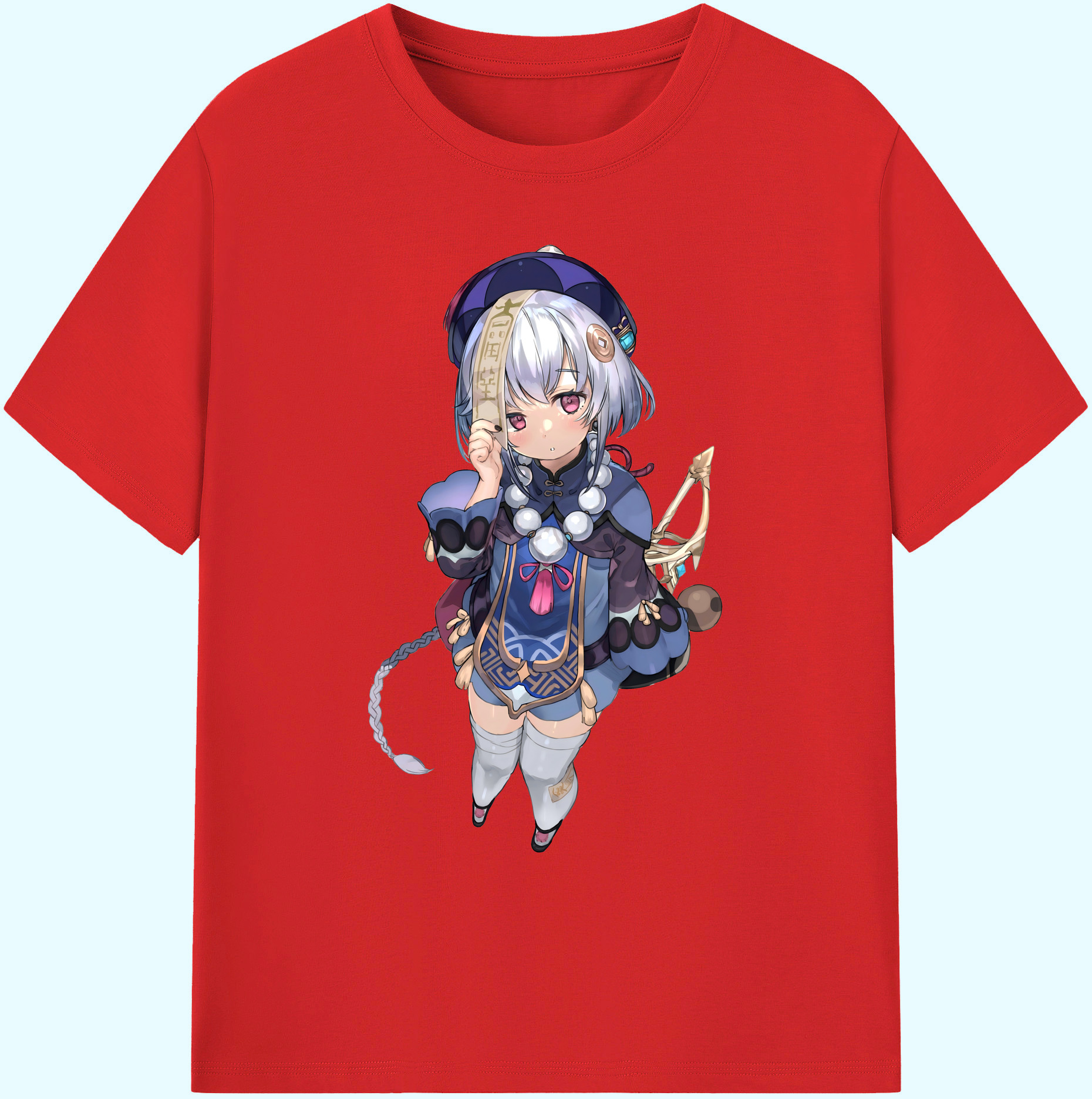 げんし神 七七 なな  genshin Nana 綿100％ メンズ半袖Tシャツ｜肌触りやわらか＆通気性