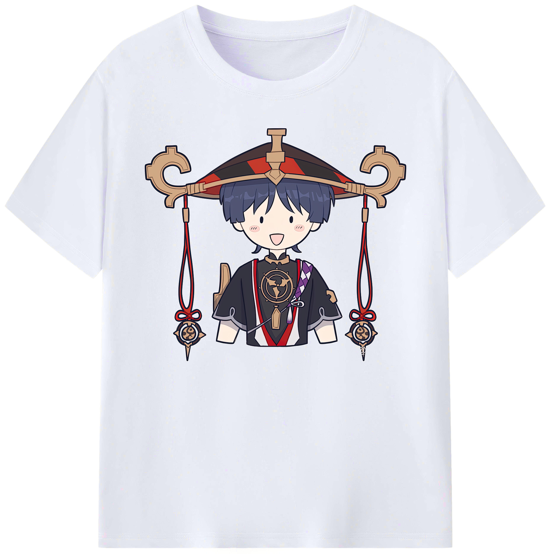 げんし神 さんペい genshin Sanpei 綿100％ メンズ半袖Tシャツ｜肌触りやわらか＆通気性