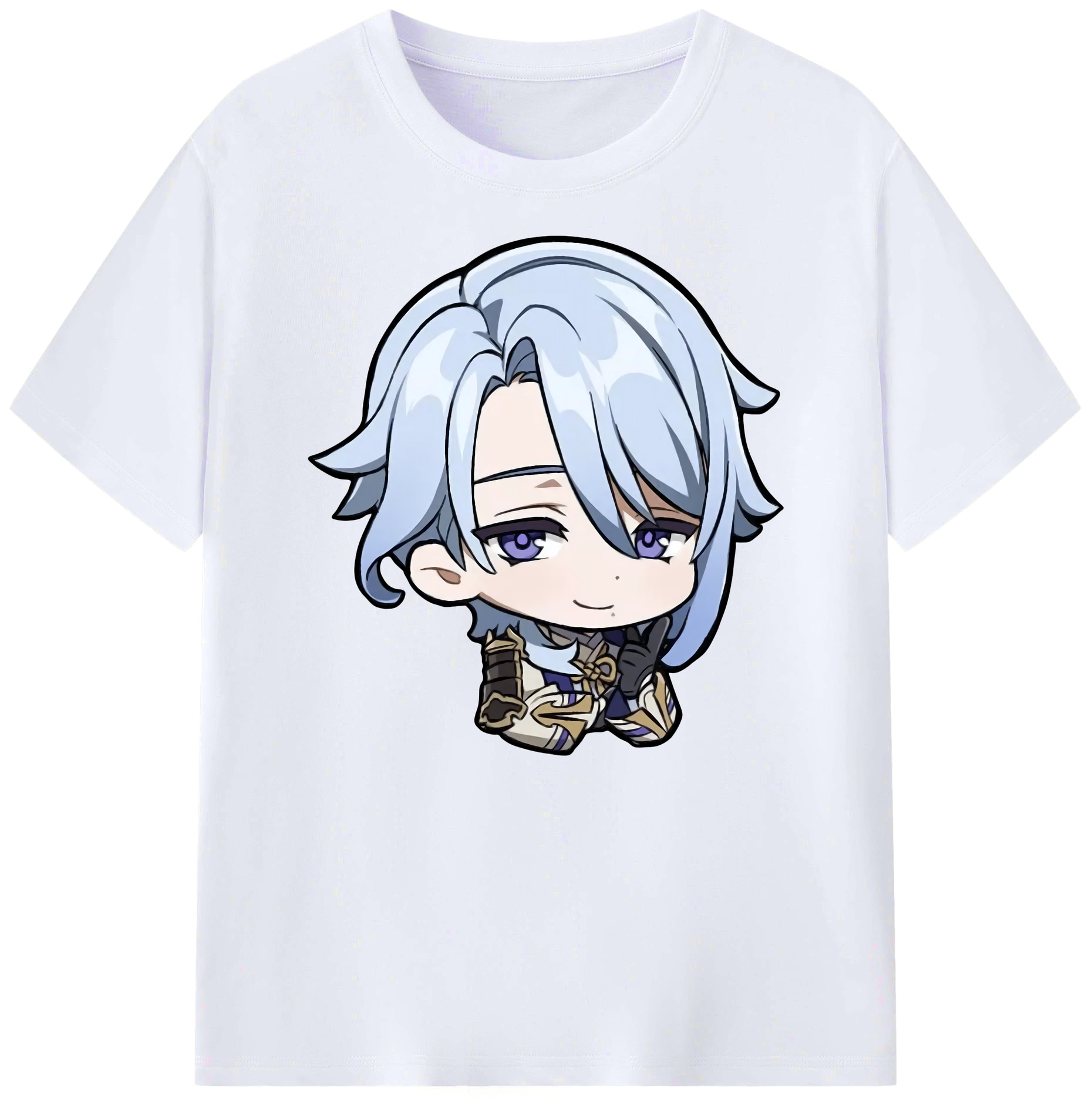 げんし神 神里綾人 かみさとあやと genshin Kamisato Ayato 綿100％ メンズ半袖Tシャツ｜肌触りやわらか＆通気性