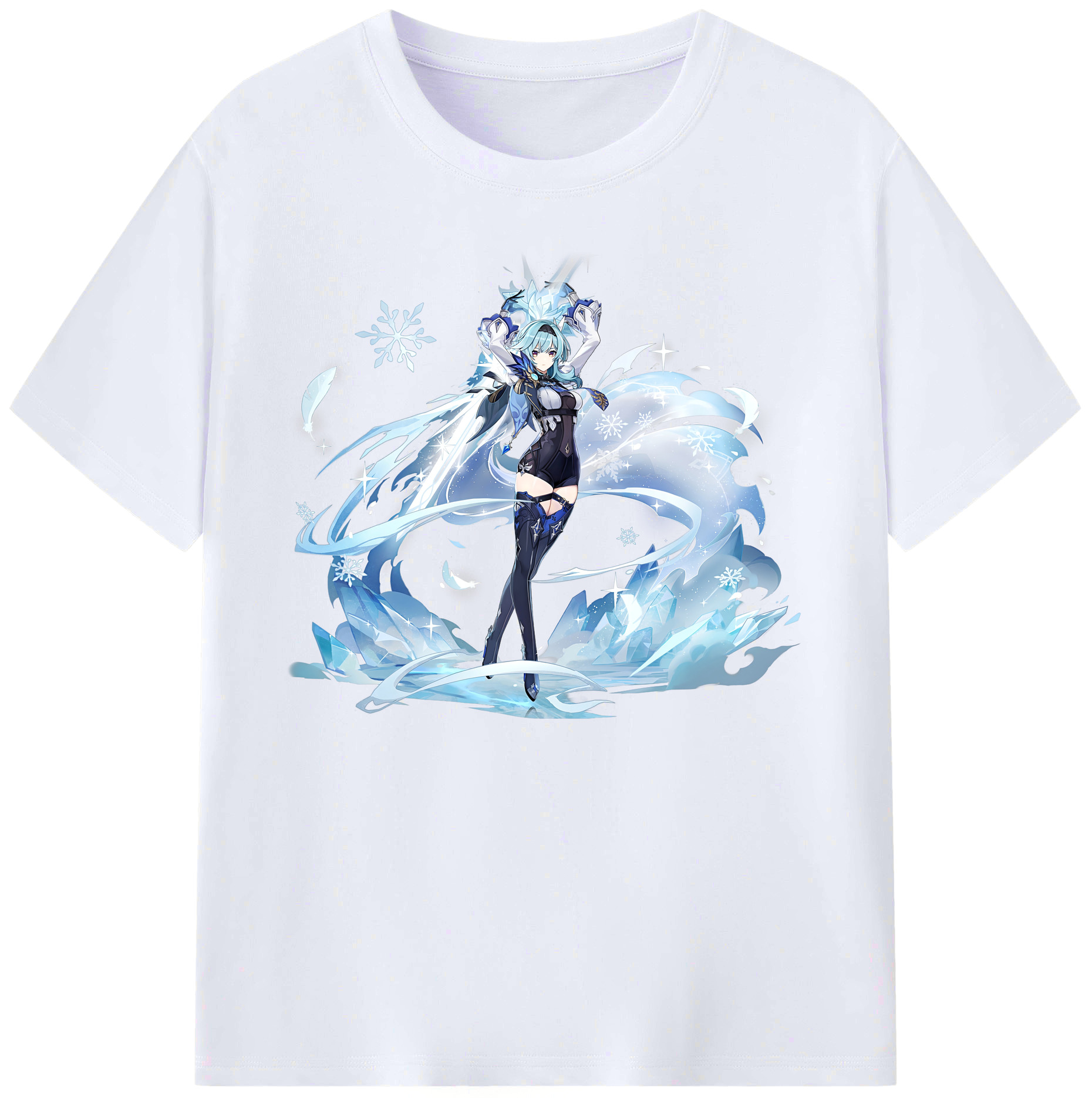 げんし神 优菈 ゆうら genshin Yūra 綿100％ メンズ半袖Tシャツ｜肌触りやわらか＆通気性