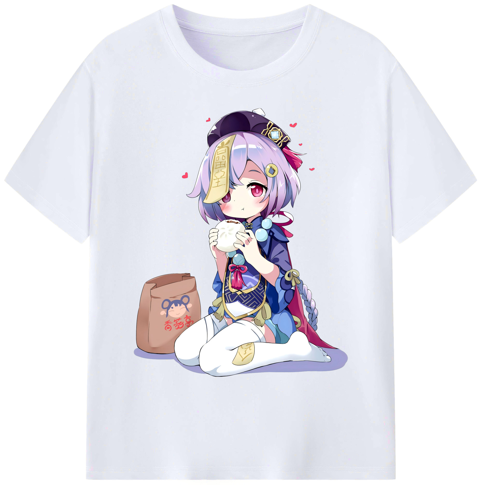げんし神 七七 なな  genshin Nana 綿100％ メンズ半袖Tシャツ｜肌触りやわらか＆通気性