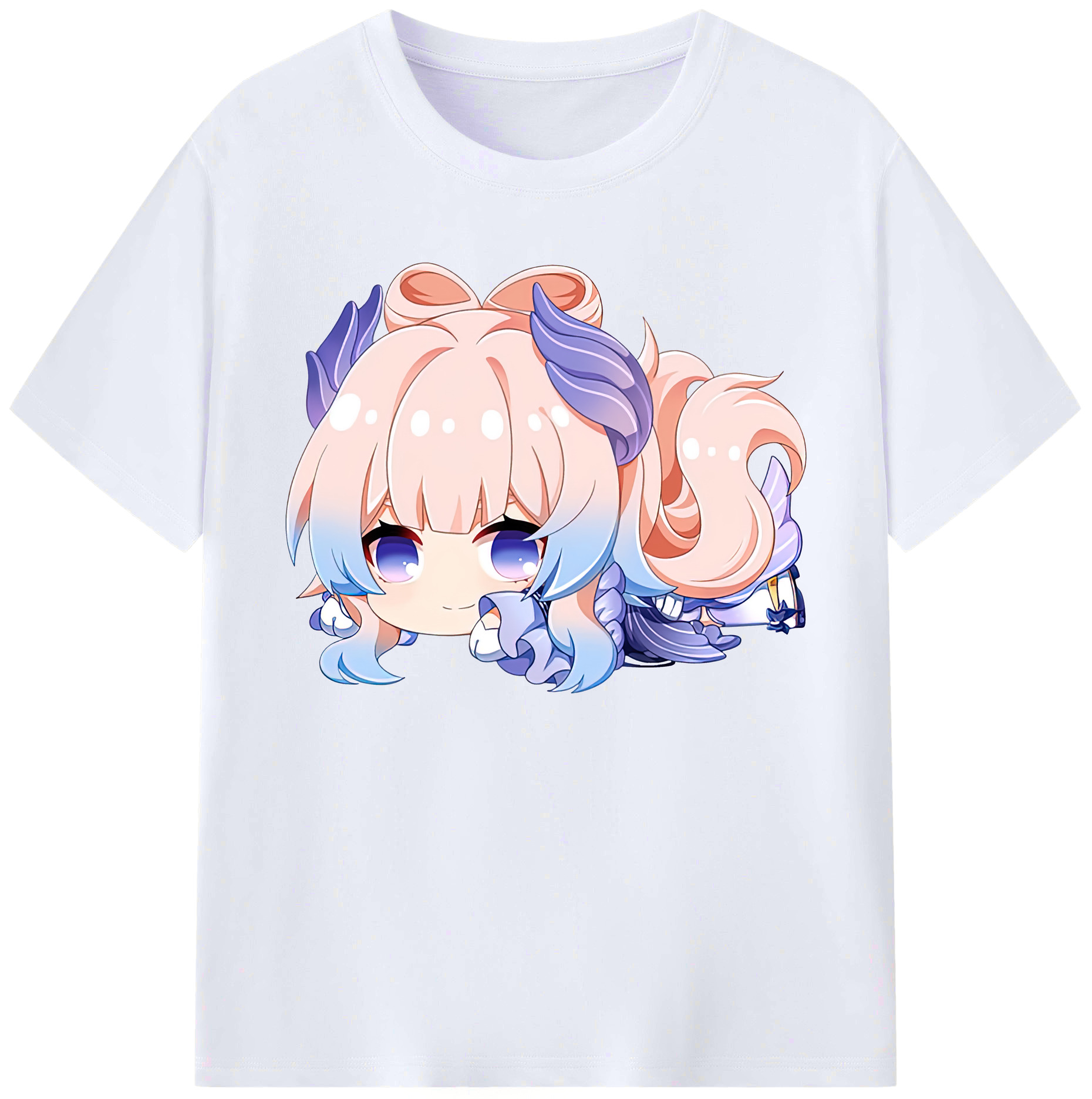 げんし神 珊瑚宮心海 サンゴノミヤ・ココミ genshin Sangonomiya Kokomi 綿100％ メンズ半袖Tシャツ｜肌触りやわらか＆通気性