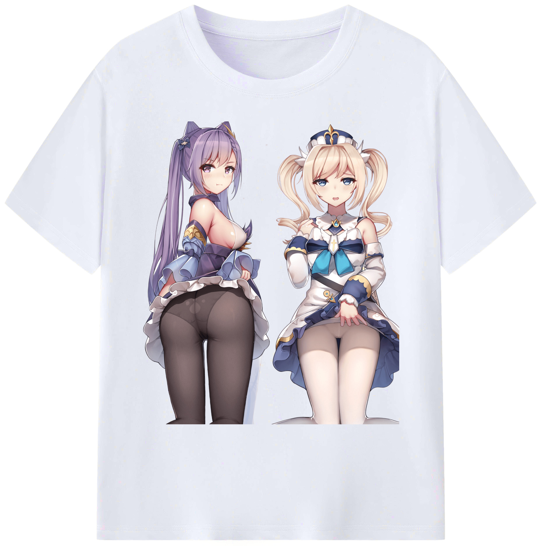 げんし神 刻晴 こくせい genshin Kokusei 綿100％ メンズ半袖Tシャツ｜肌触りやわらか＆通気性