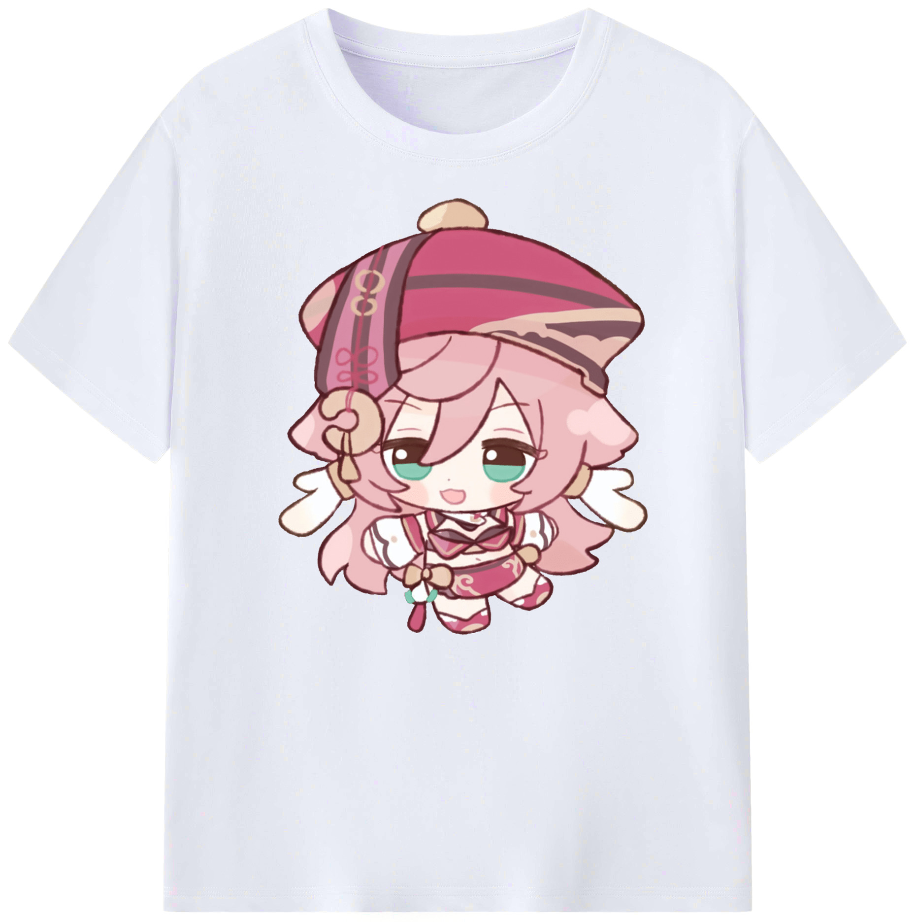 げんし神 ヤンフェイ genshin Yanfei 綿100％ メンズ半袖Tシャツ｜肌触りやわらか＆通気性