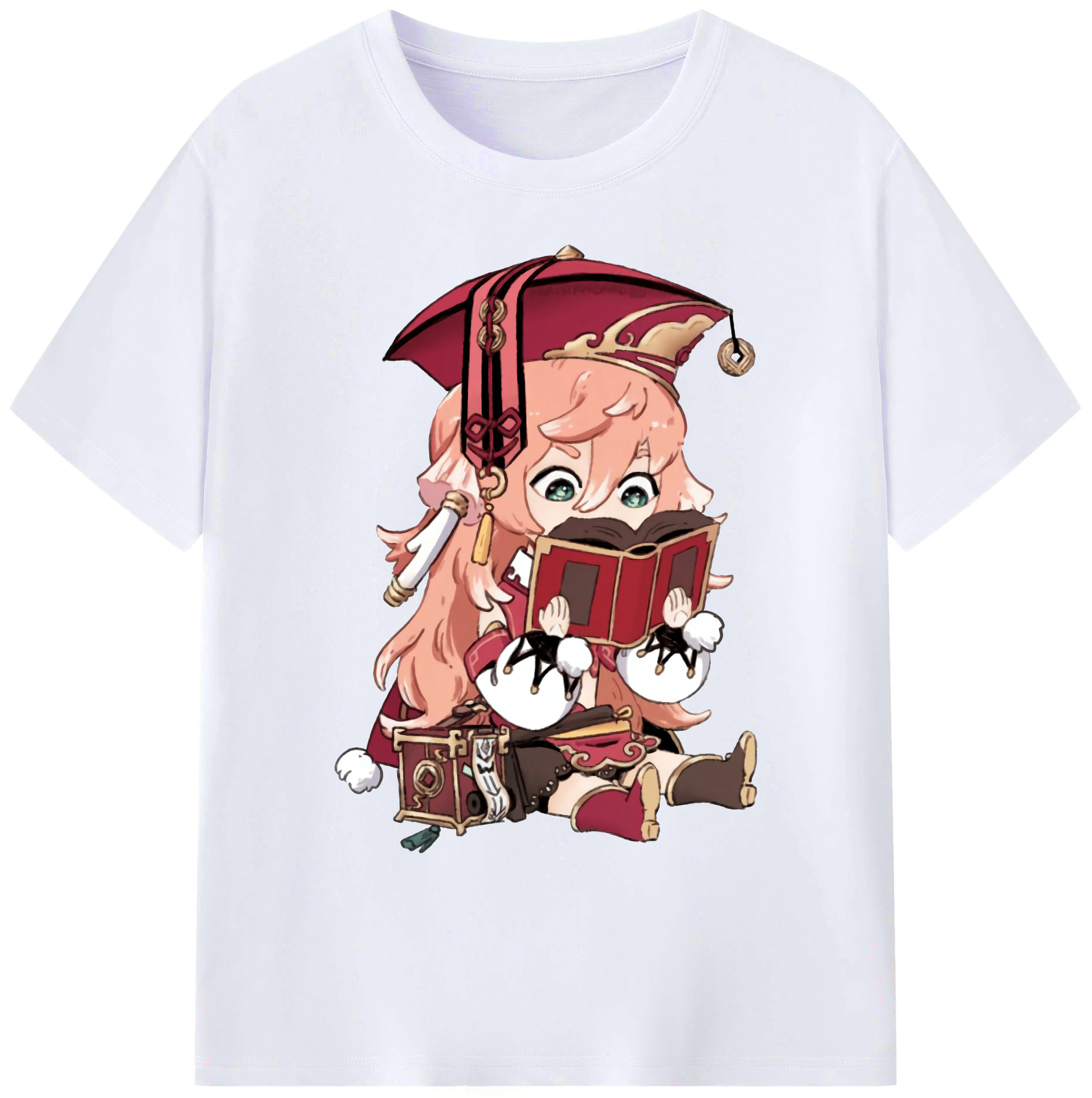 げんし神 ヤンフェイ genshin Yanfei 綿100％ メンズ半袖Tシャツ｜肌触りやわらか＆通気性