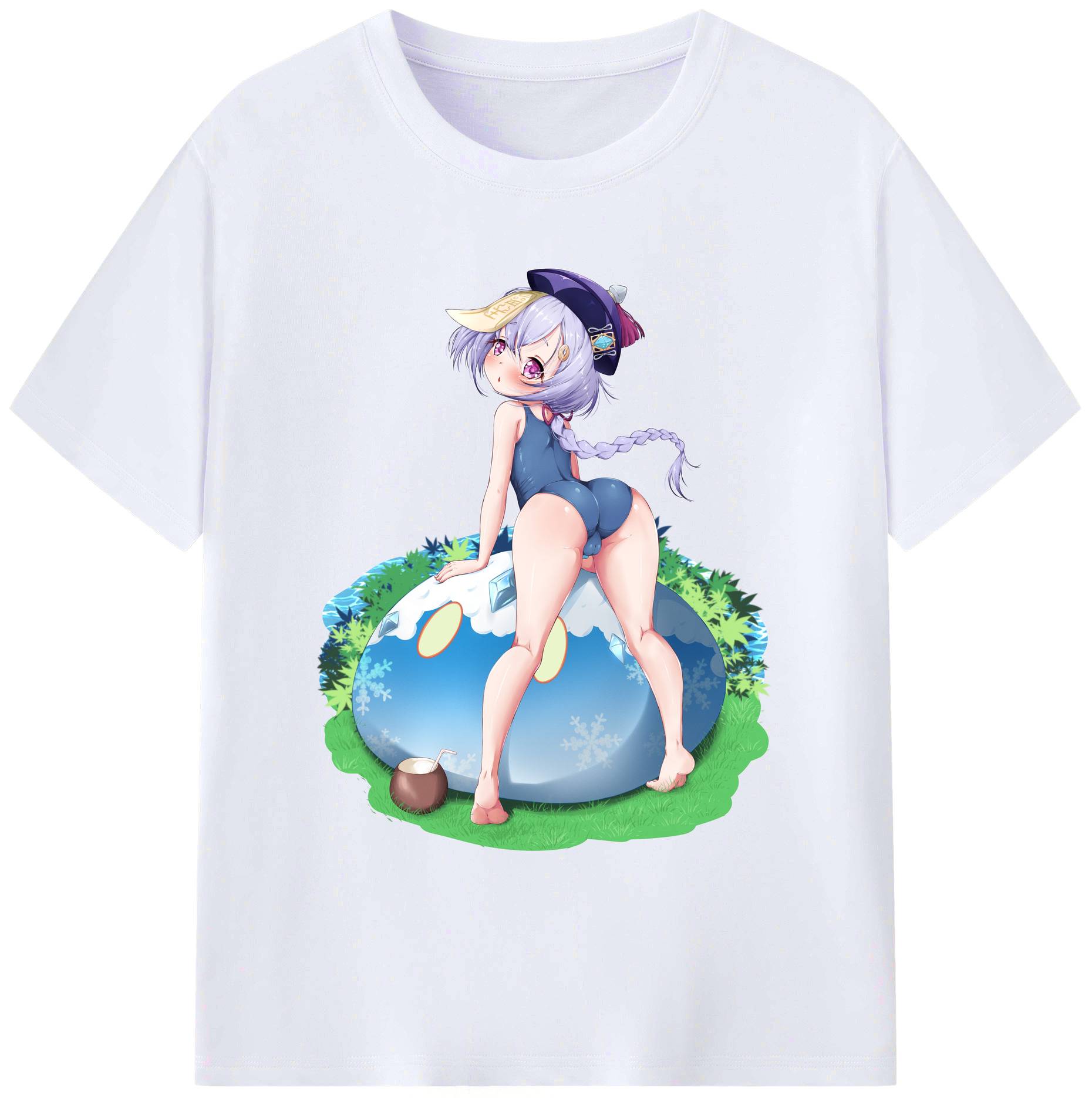 げんし神 七七 なな  genshin Nana 綿100％ メンズ半袖Tシャツ｜肌触りやわらか＆通気性