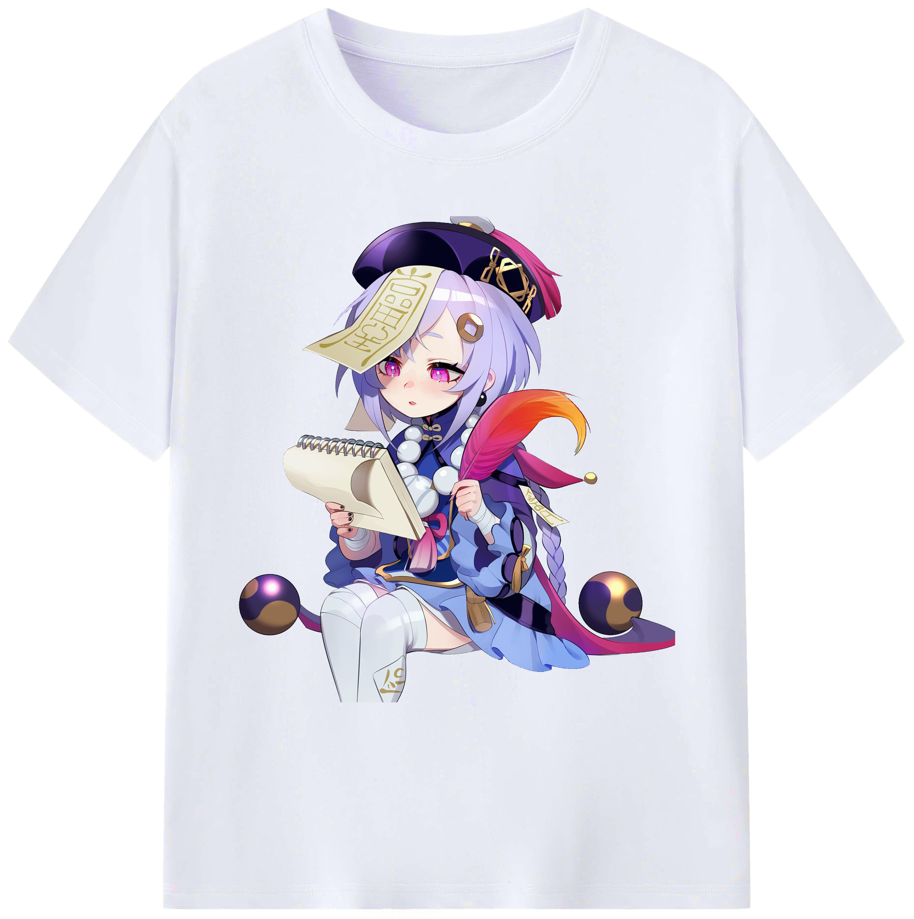 げんし神 七七 なな  genshin Nana 綿100％ メンズ半袖Tシャツ｜肌触りやわらか＆通気性