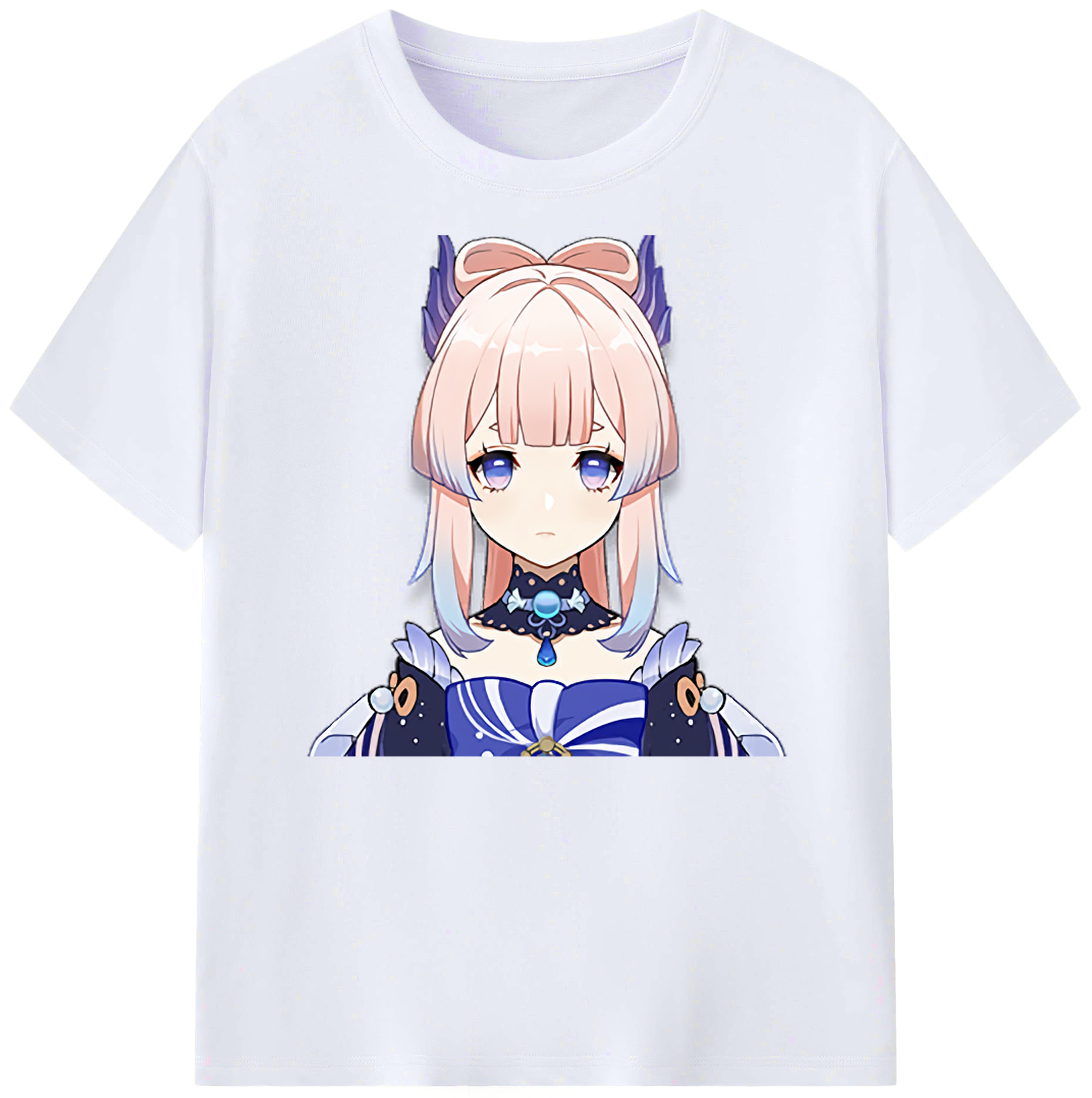 げんし神 珊瑚宮心海 サンゴノミヤ・ココミ genshin Sangonomiya Kokomi 綿100％ メンズ半袖Tシャツ｜肌触りやわらか＆通気性