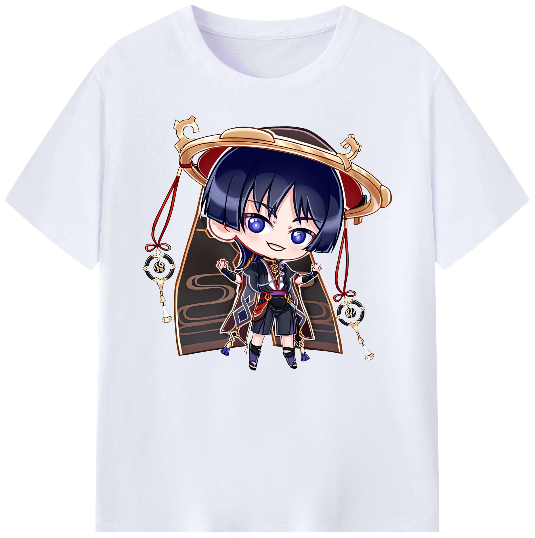 げんし神 さんペい genshin Sanpei 綿100％ メンズ半袖Tシャツ｜肌触りやわらか＆通気性