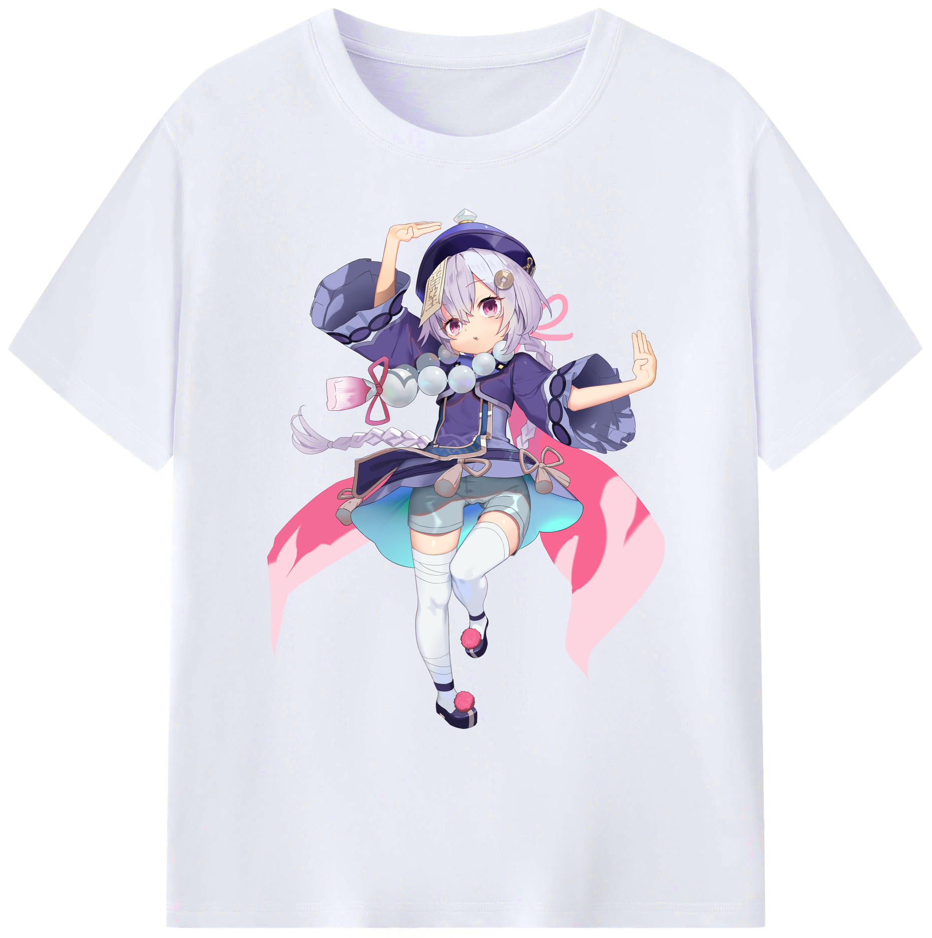 げんし神 七七 なな  genshin Nana 綿100％ メンズ半袖Tシャツ｜肌触りやわらか＆通気性