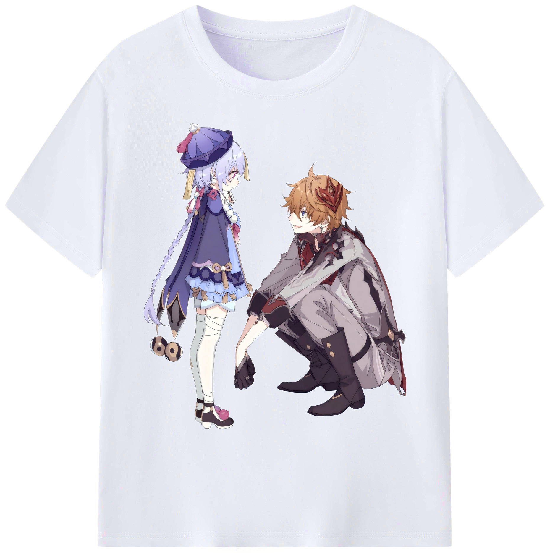 げんし神 七七 なな  genshin Nana 綿100％ メンズ半袖Tシャツ｜肌触りやわらか＆通気性