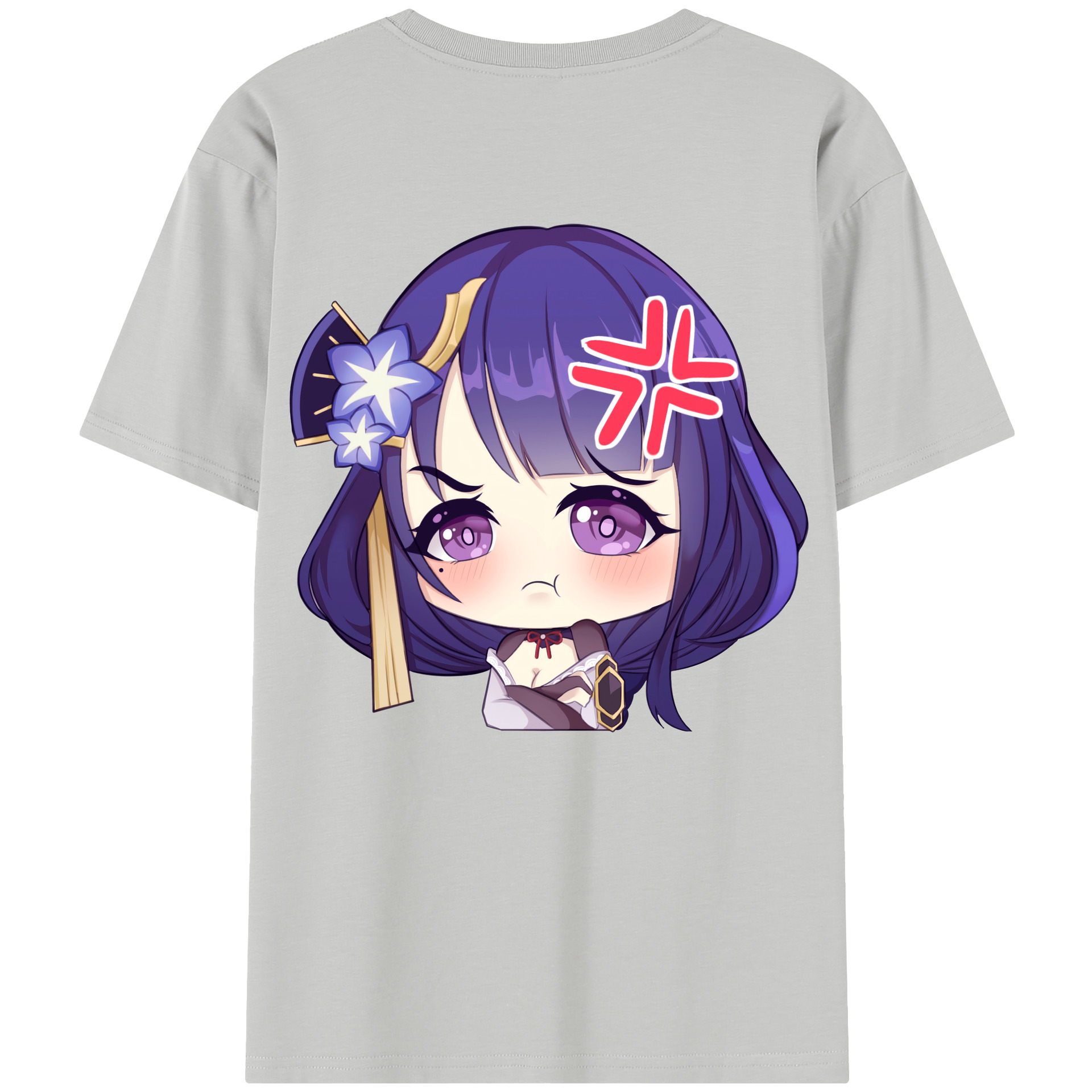 げんし神 雷電将軍 らいでんしょうぐん genshin Raiden Shogun レディース半袖Tシャツ(バックプリント)