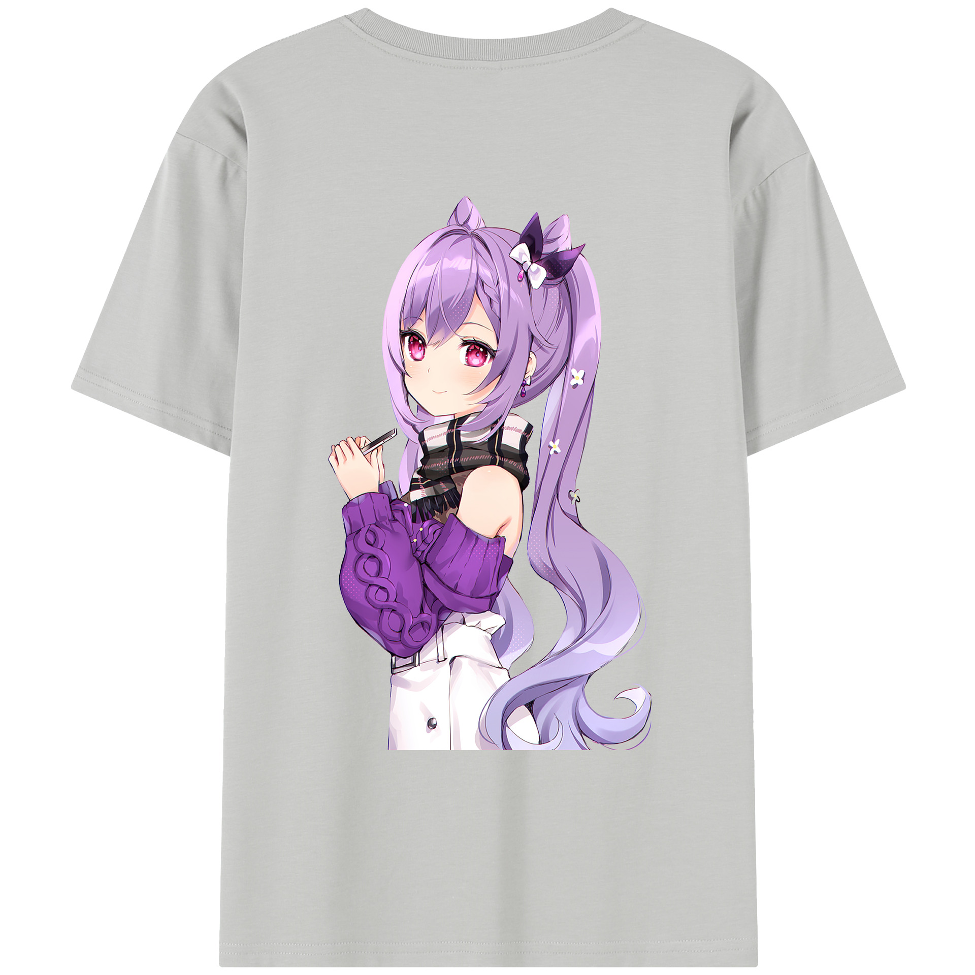 げんし神 刻晴 こくせい genshin Kokusei レディース半袖Tシャツ(バックプリント)