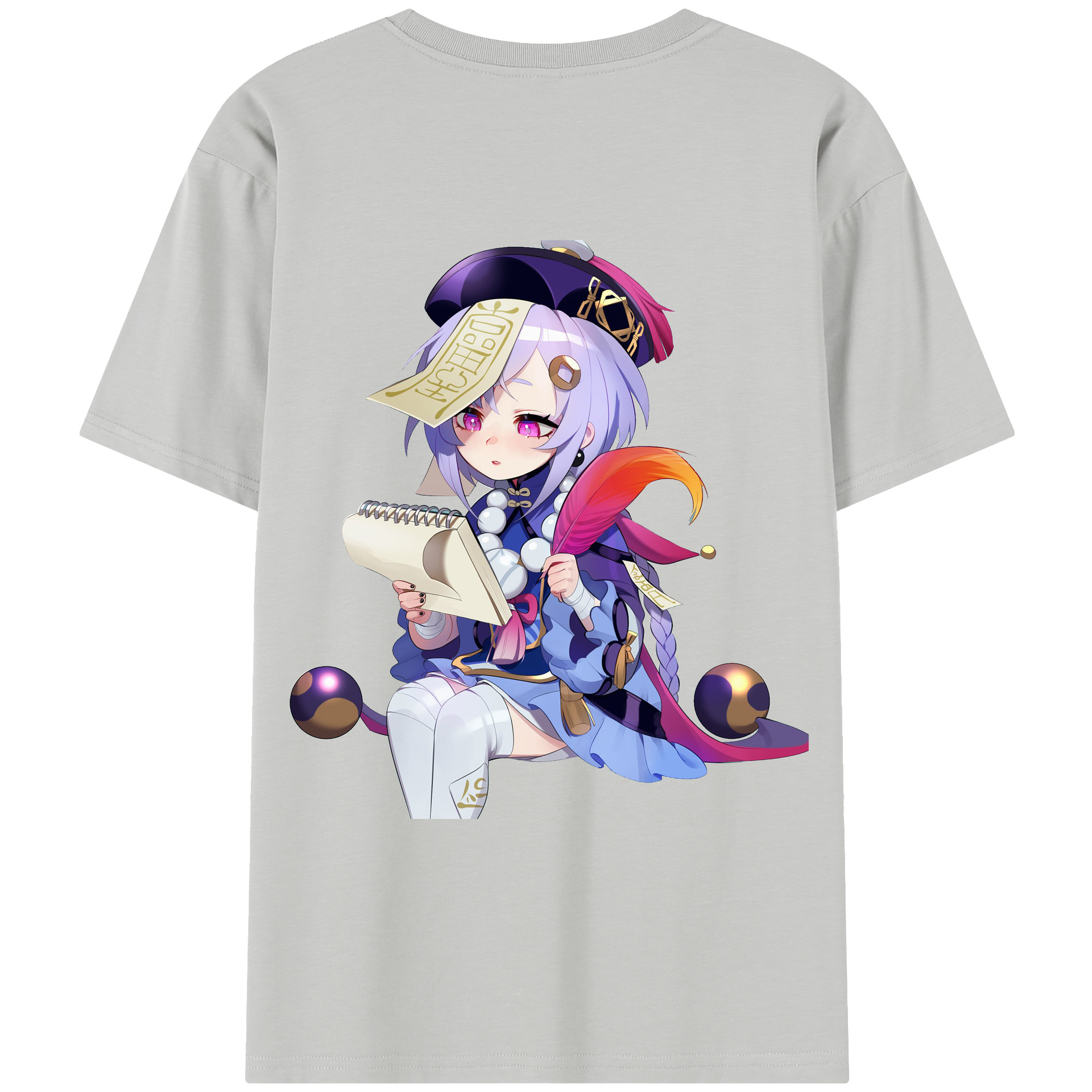 げんし神 七七 なな  genshin Nana レディース半袖Tシャツ(バックプリント)