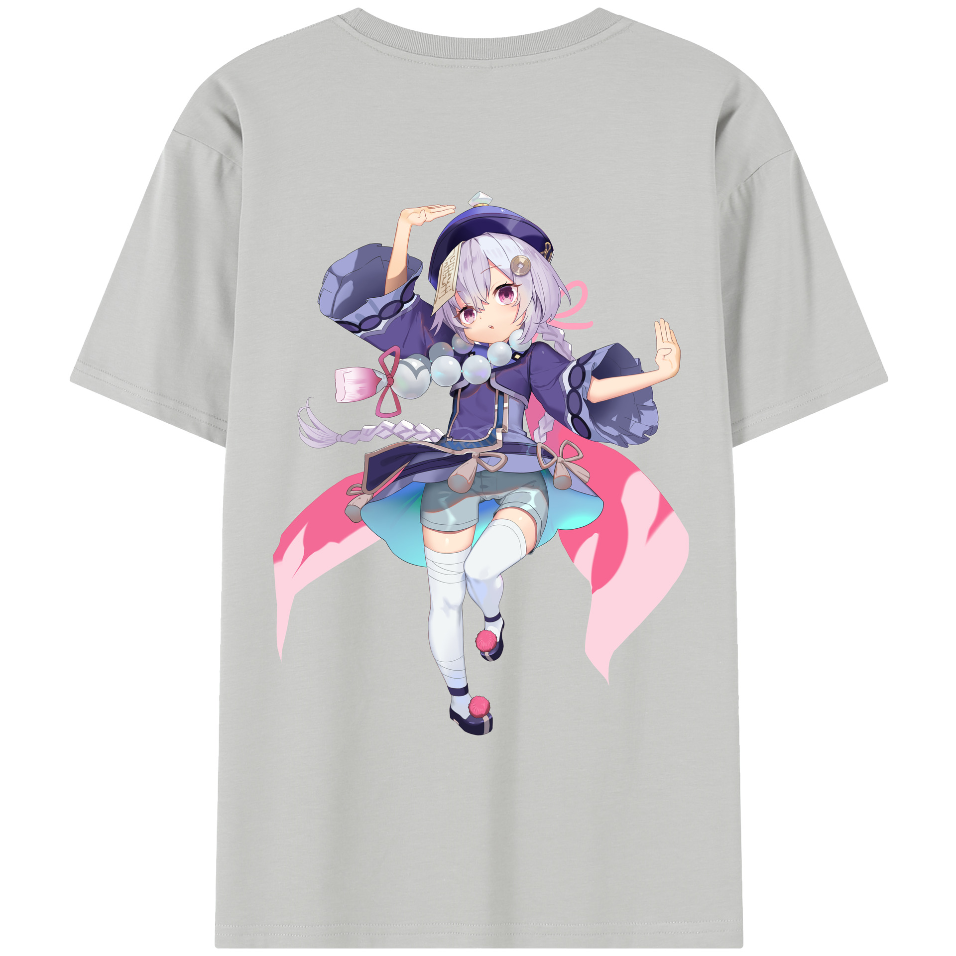げんし神 七七 なな  genshin Nana レディース半袖Tシャツ(バックプリント)