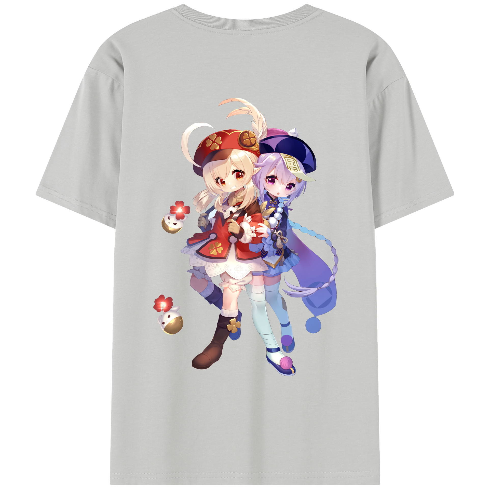 げんし神 七七 なな  genshin Nana レディース半袖Tシャツ(バックプリント)