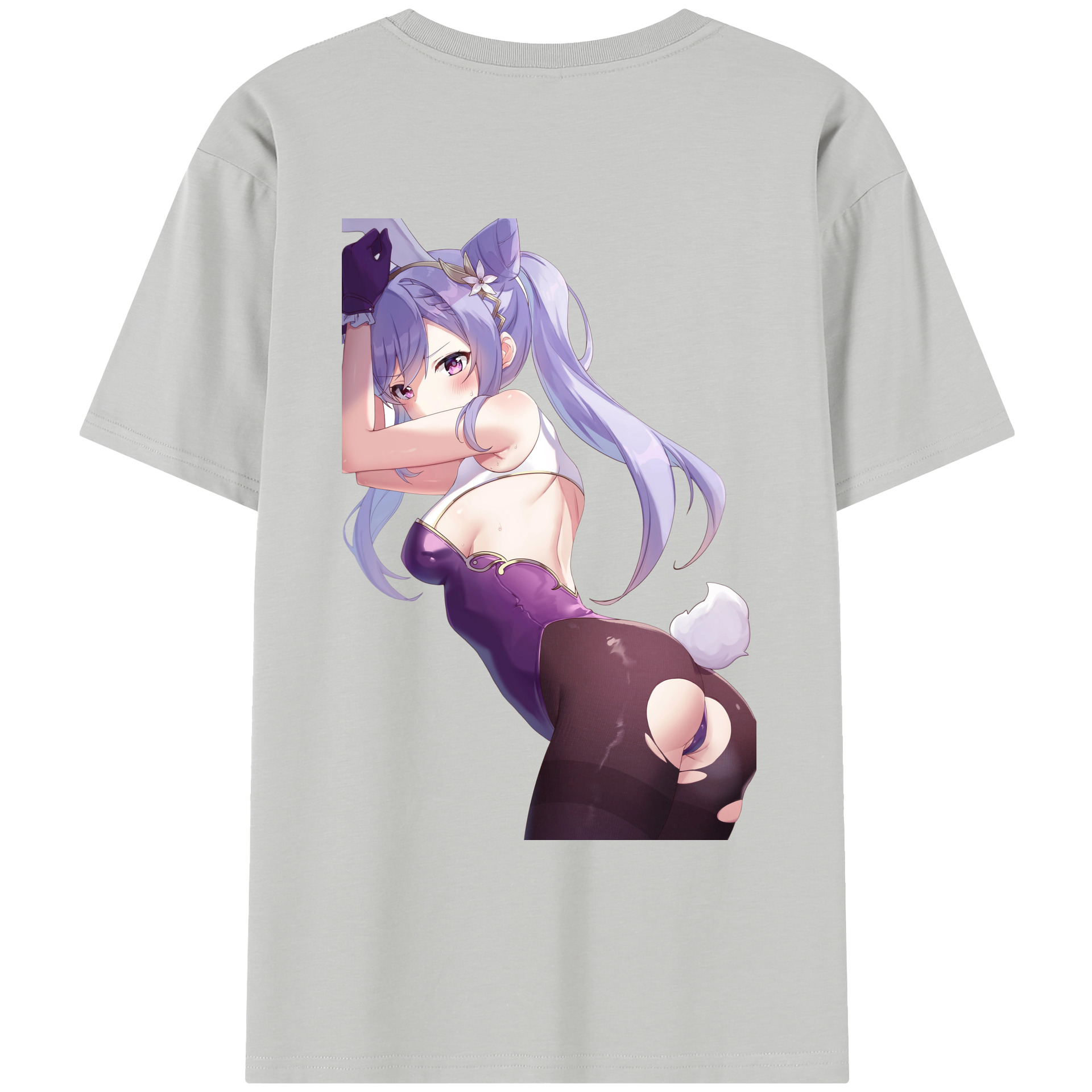 げんし神 刻晴 こくせい genshin Kokusei レディース半袖Tシャツ(バックプリント)