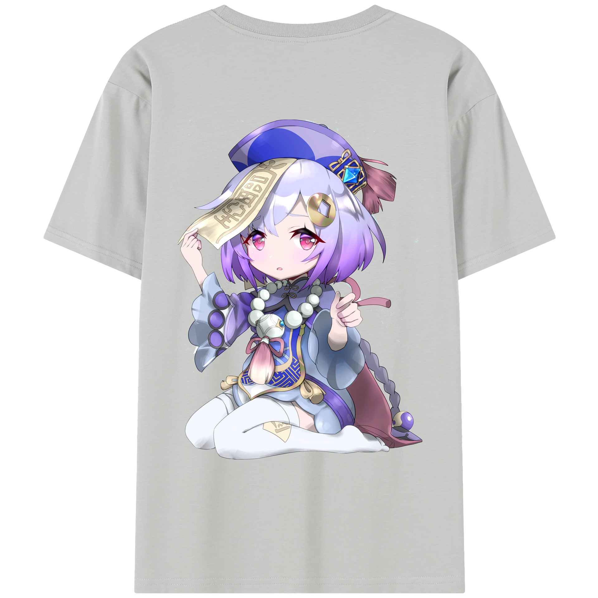 げんし神 七七 なな  genshin Nana レディース半袖Tシャツ(バックプリント)