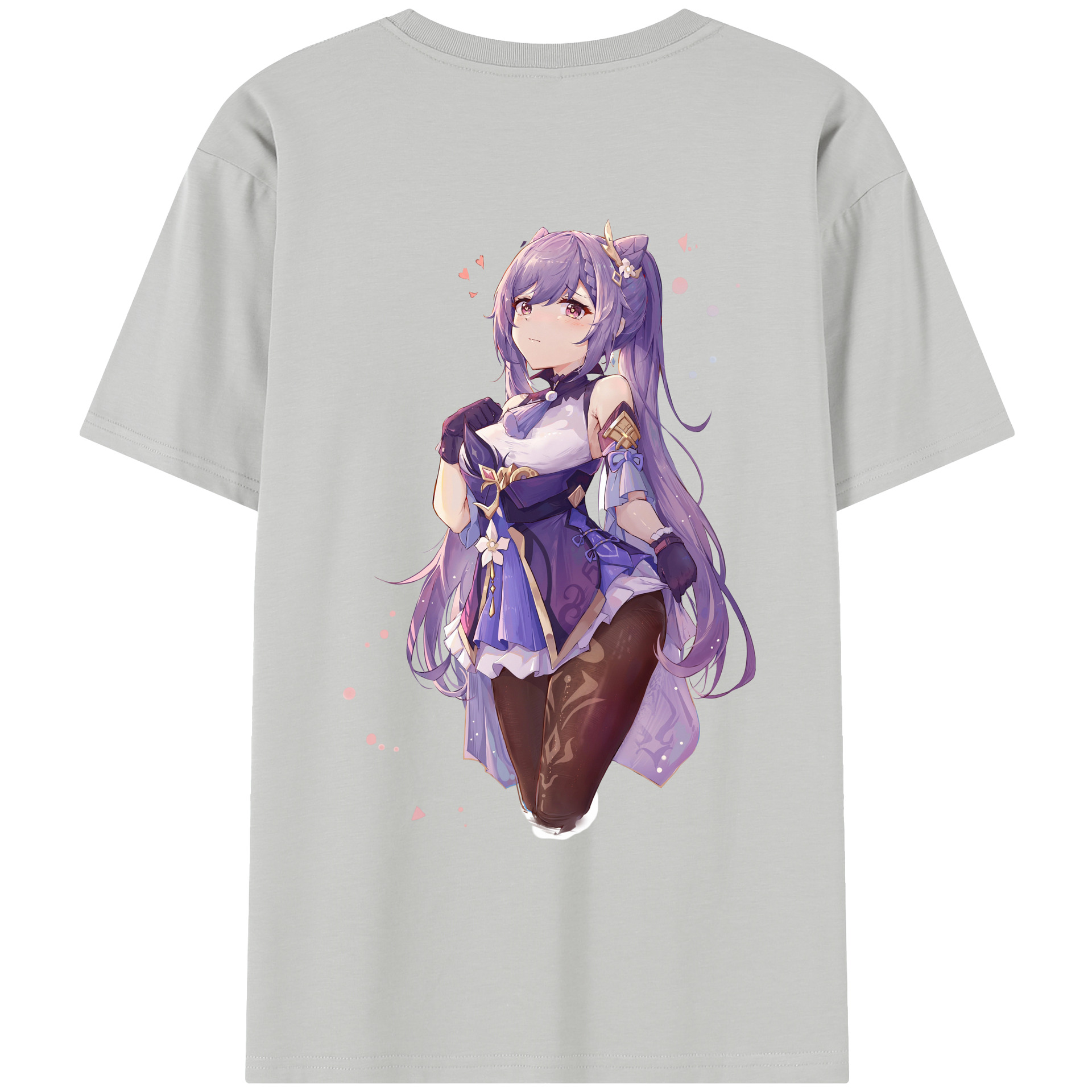 げんし神 刻晴 こくせい genshin Kokusei レディース半袖Tシャツ(バックプリント)