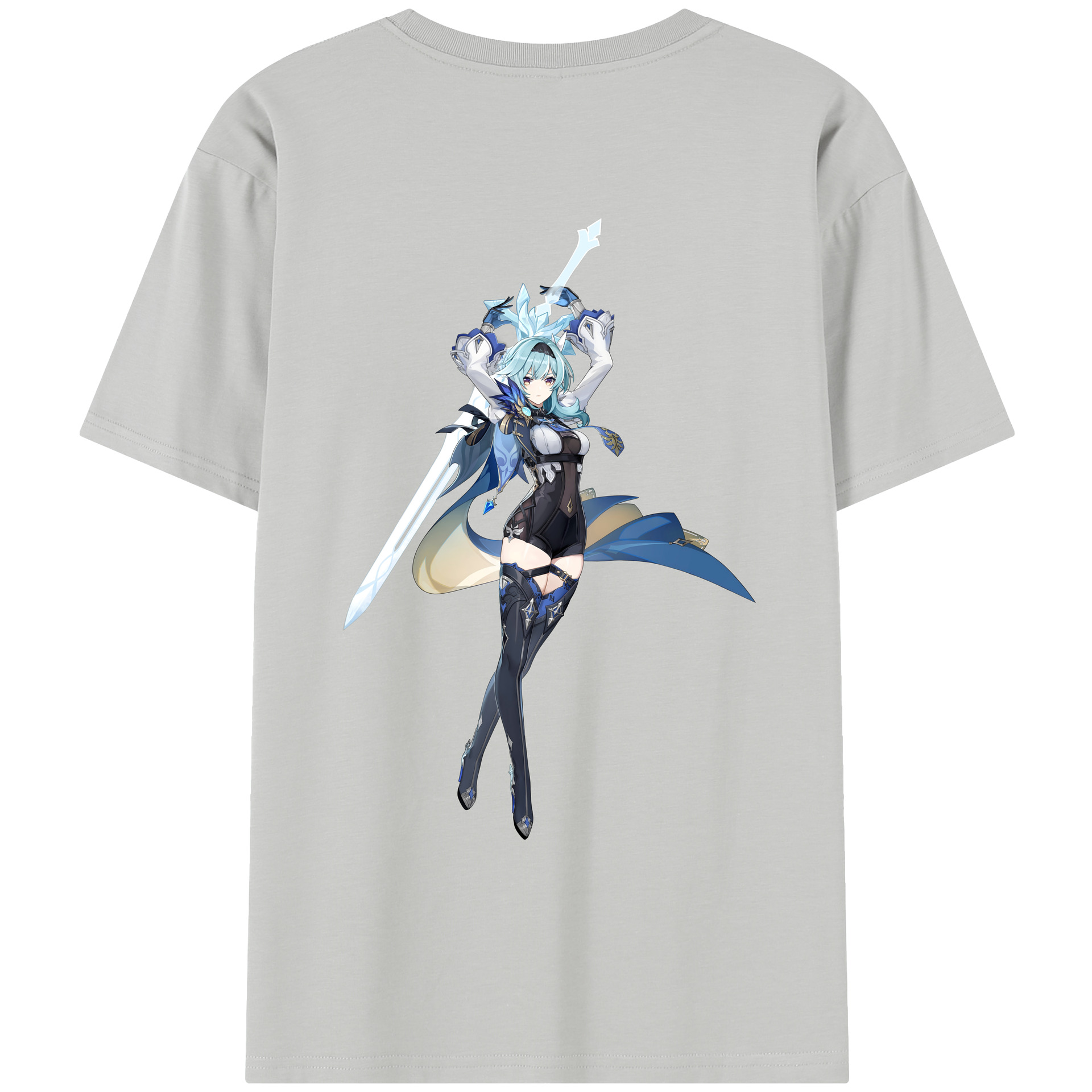 げんし神 优菈 ゆうら genshin Yūra レディース半袖Tシャツ(バックプリント)