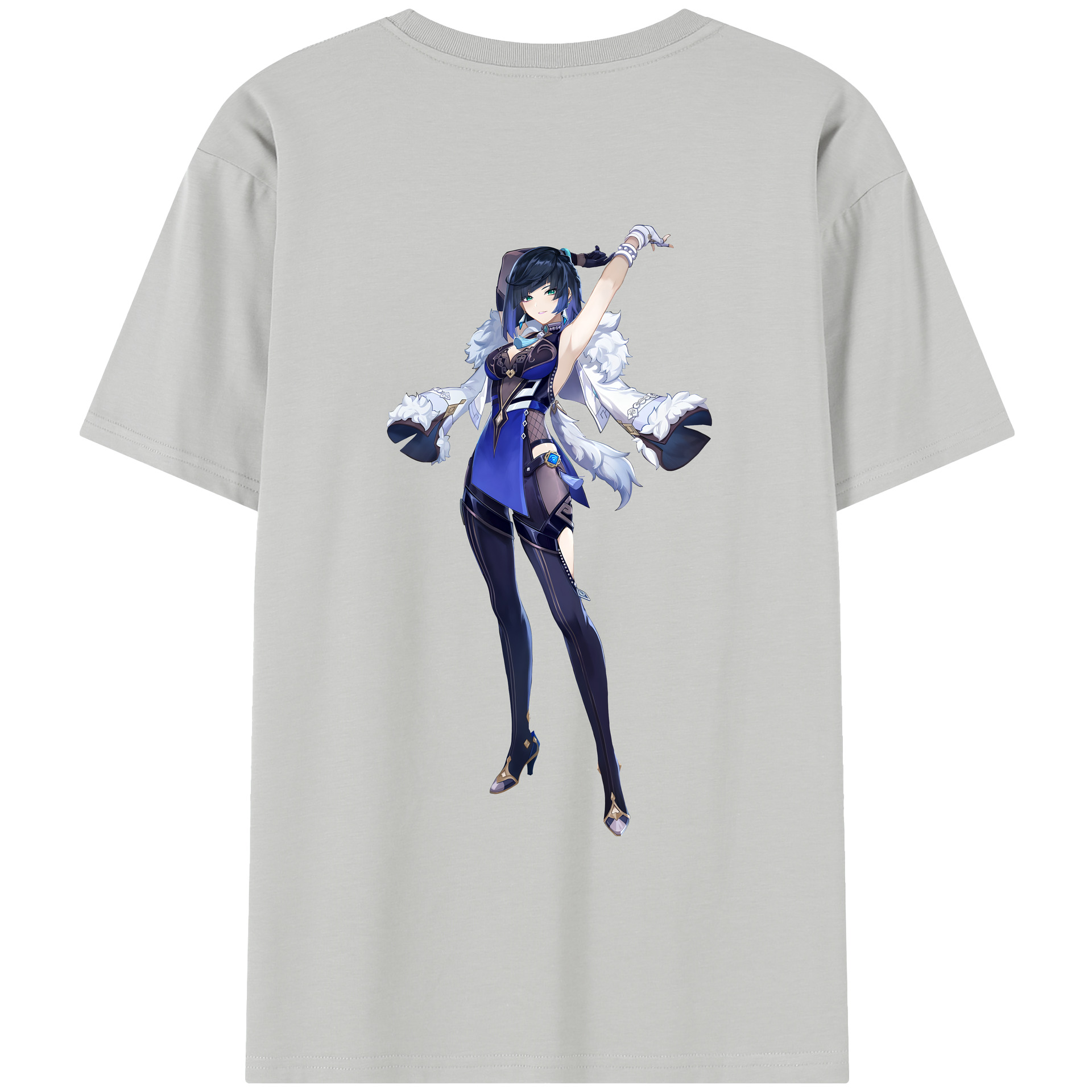 げんし神 夜兰 やらん genshin Yaran レディース半袖Tシャツ(バックプリント)
