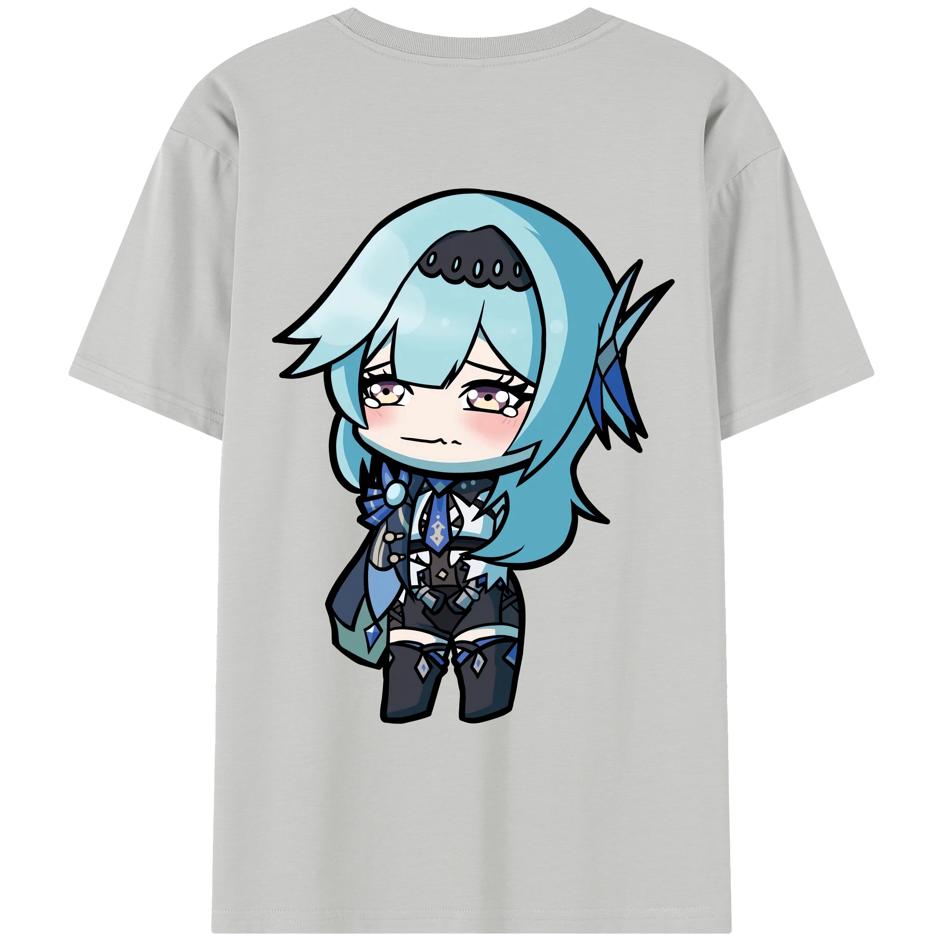 げんし神 优菈 ゆうら genshin Yūra レディース半袖Tシャツ(バックプリント)