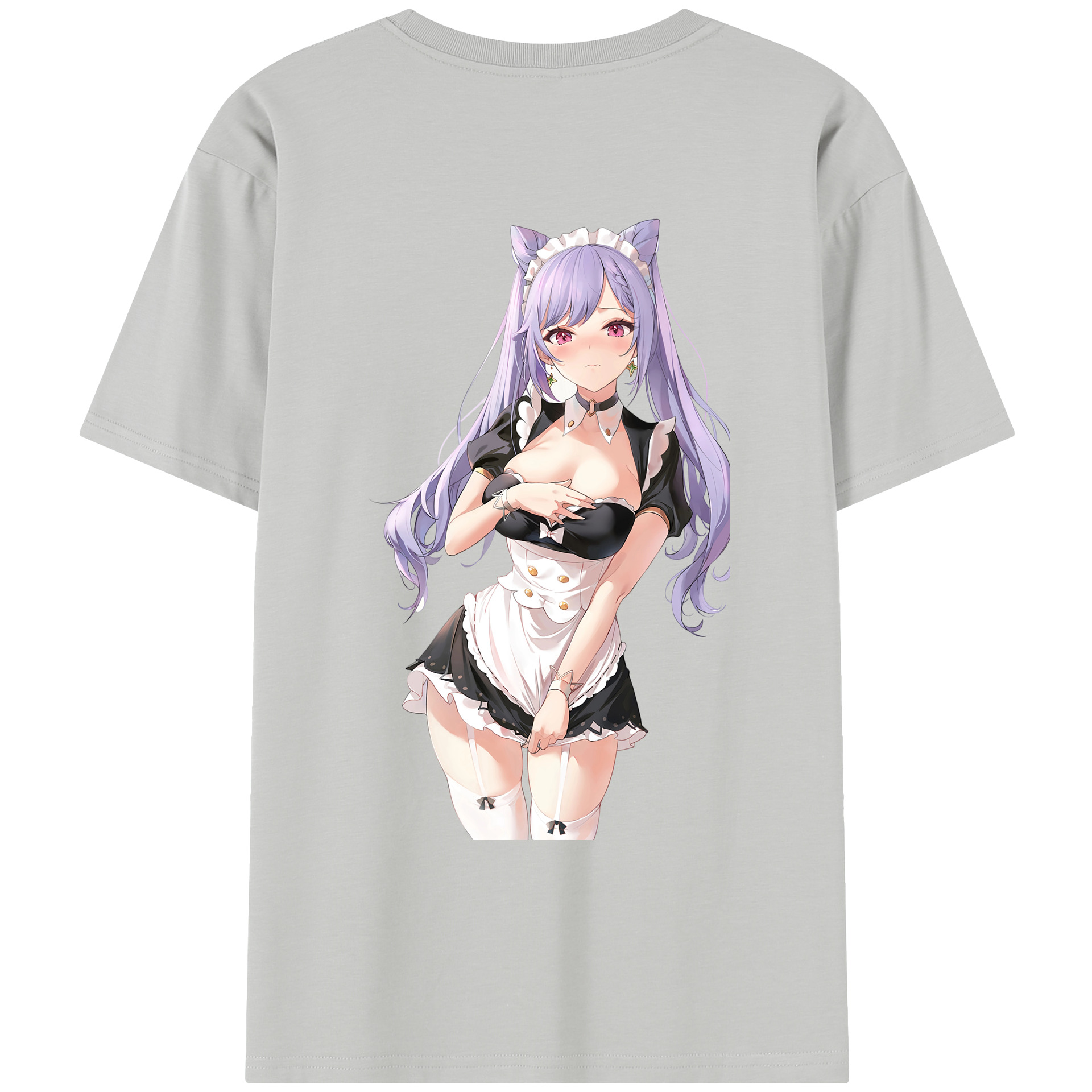 げんし神 刻晴 こくせい genshin Kokusei レディース半袖Tシャツ(バックプリント)