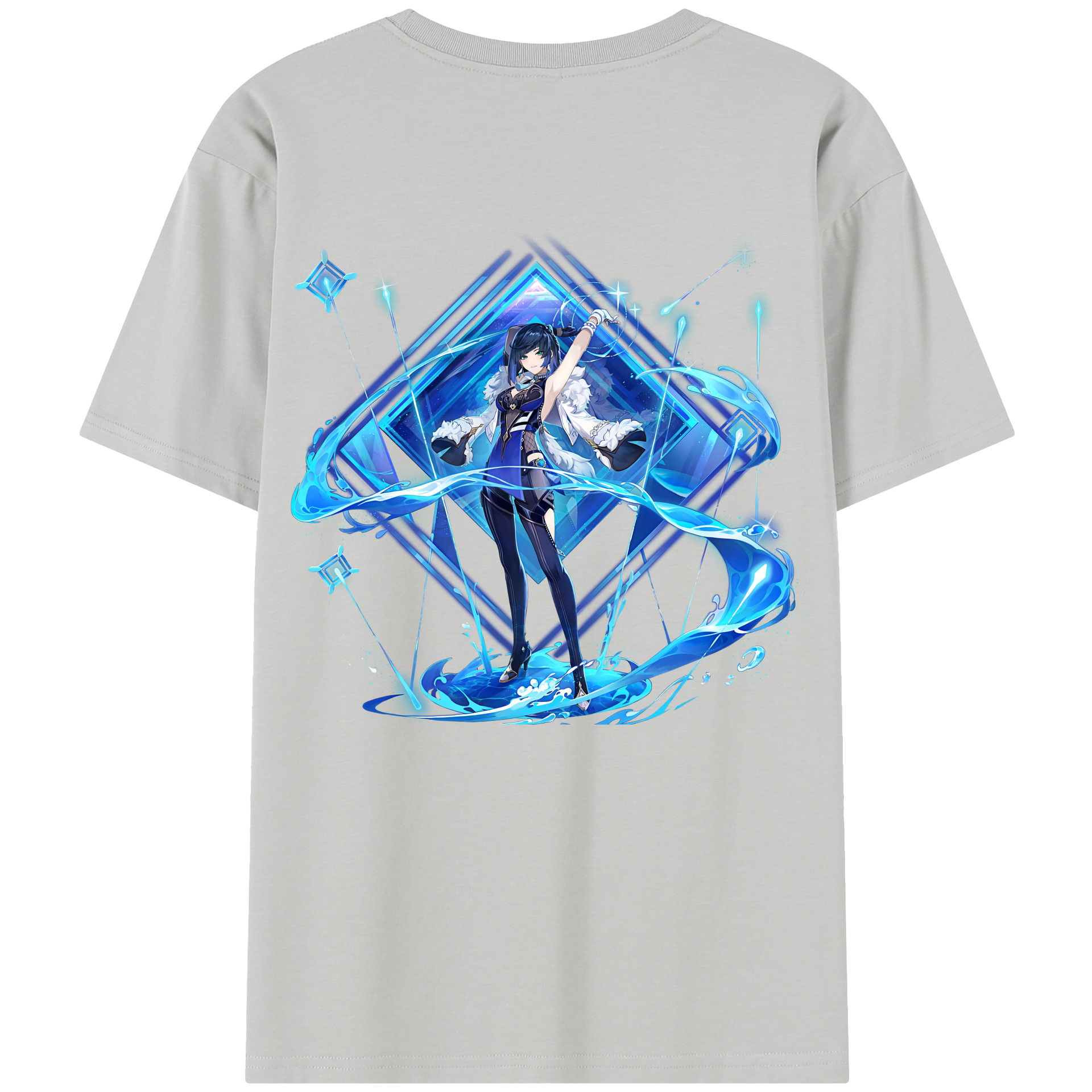 げんし神 夜兰 やらん genshin Yaran レディース半袖Tシャツ(バックプリント)